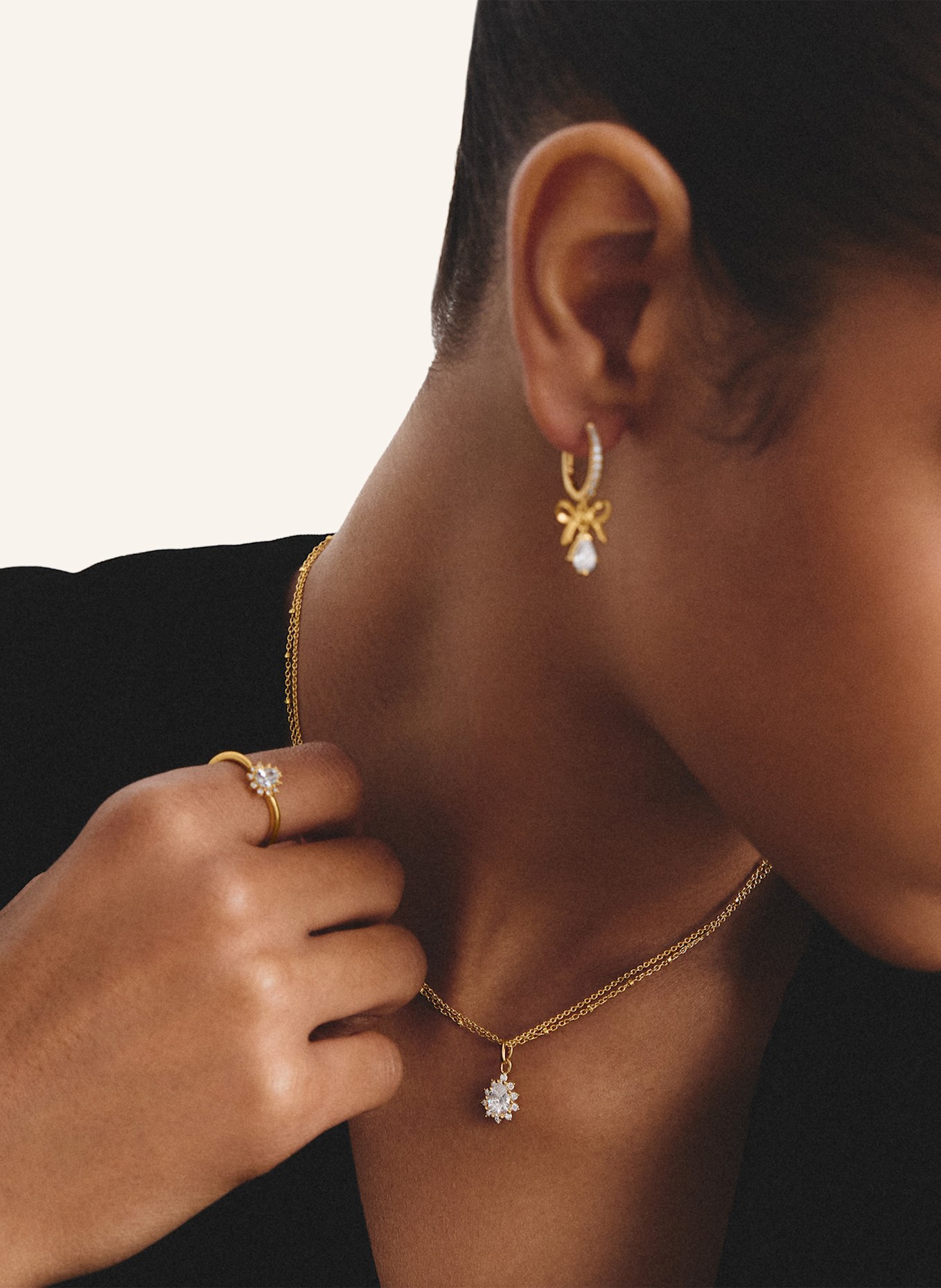 THOMAS SABO Kette: GOLD/ WEISS