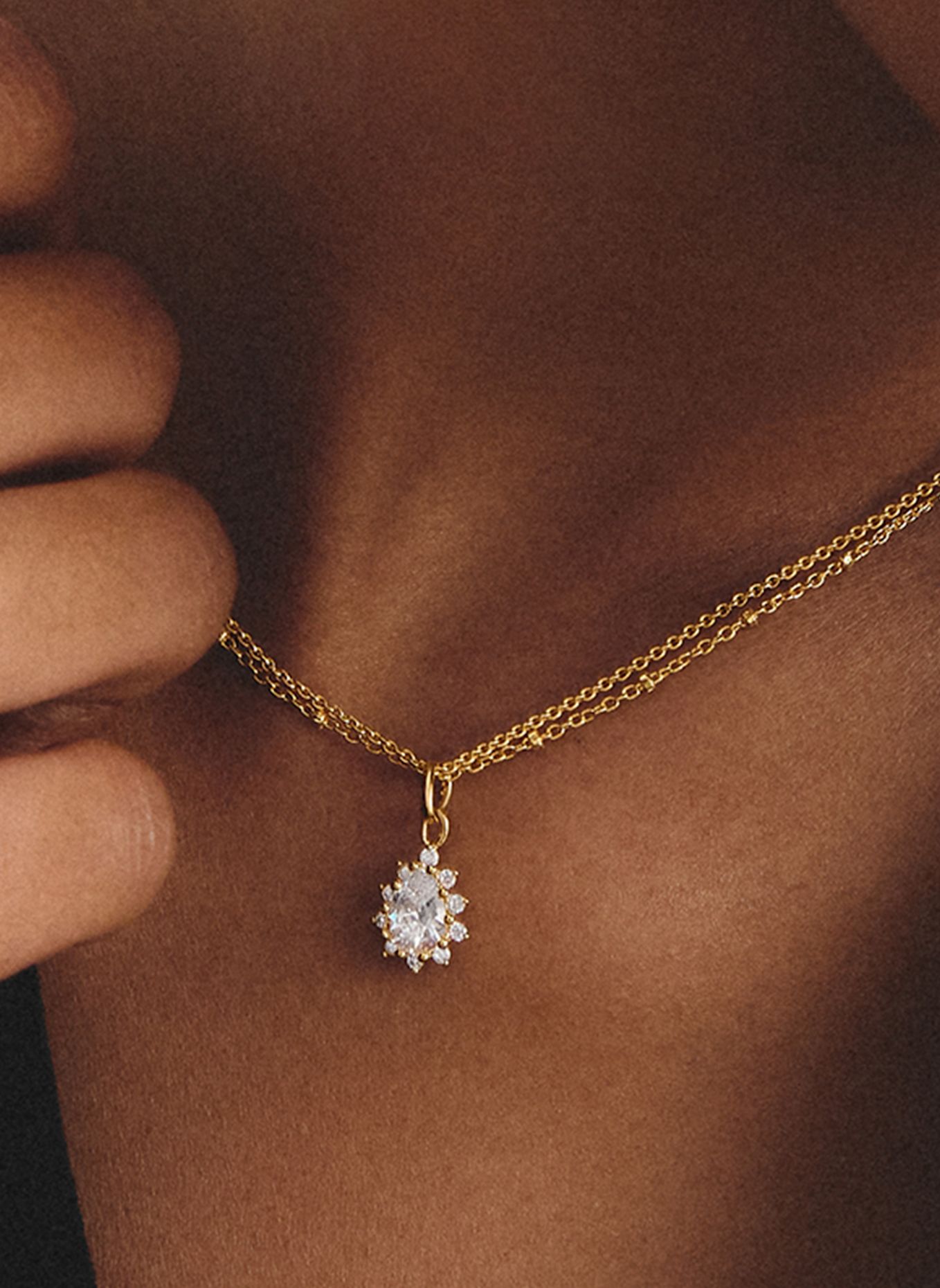 THOMAS SABO Kette: GOLD / WEISS