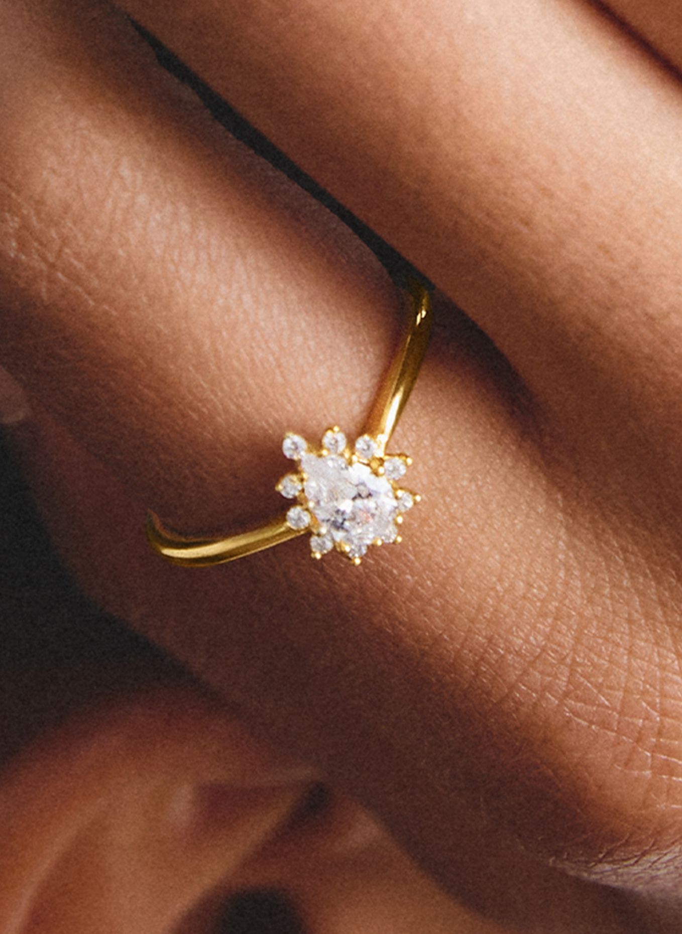 THOMAS SABO Ring: GOLD / WEISS