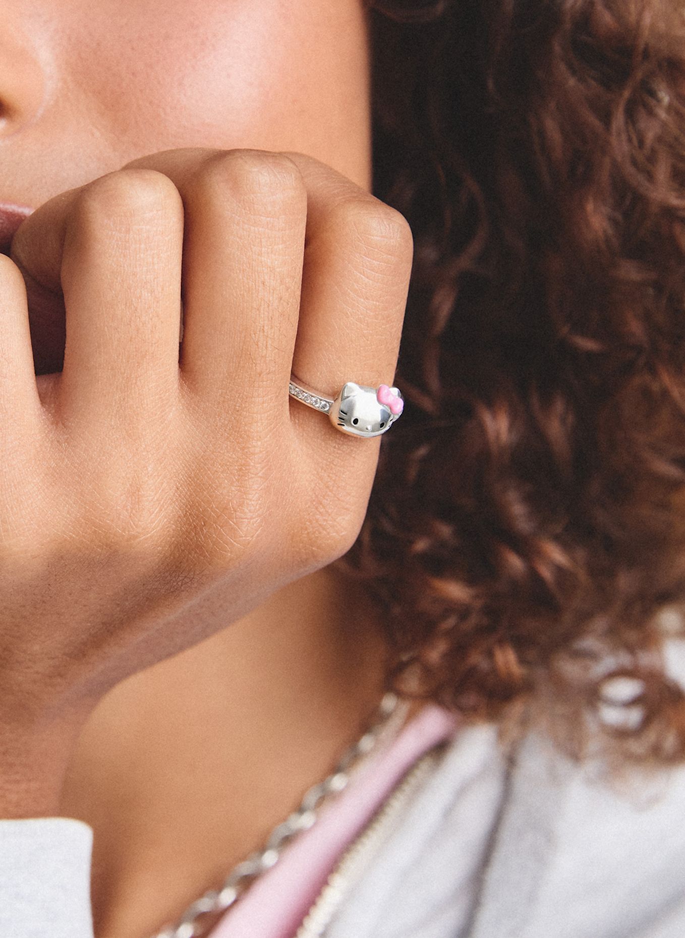 THOMAS SABO Ring: SILBER / SCHWARZ / WEISS