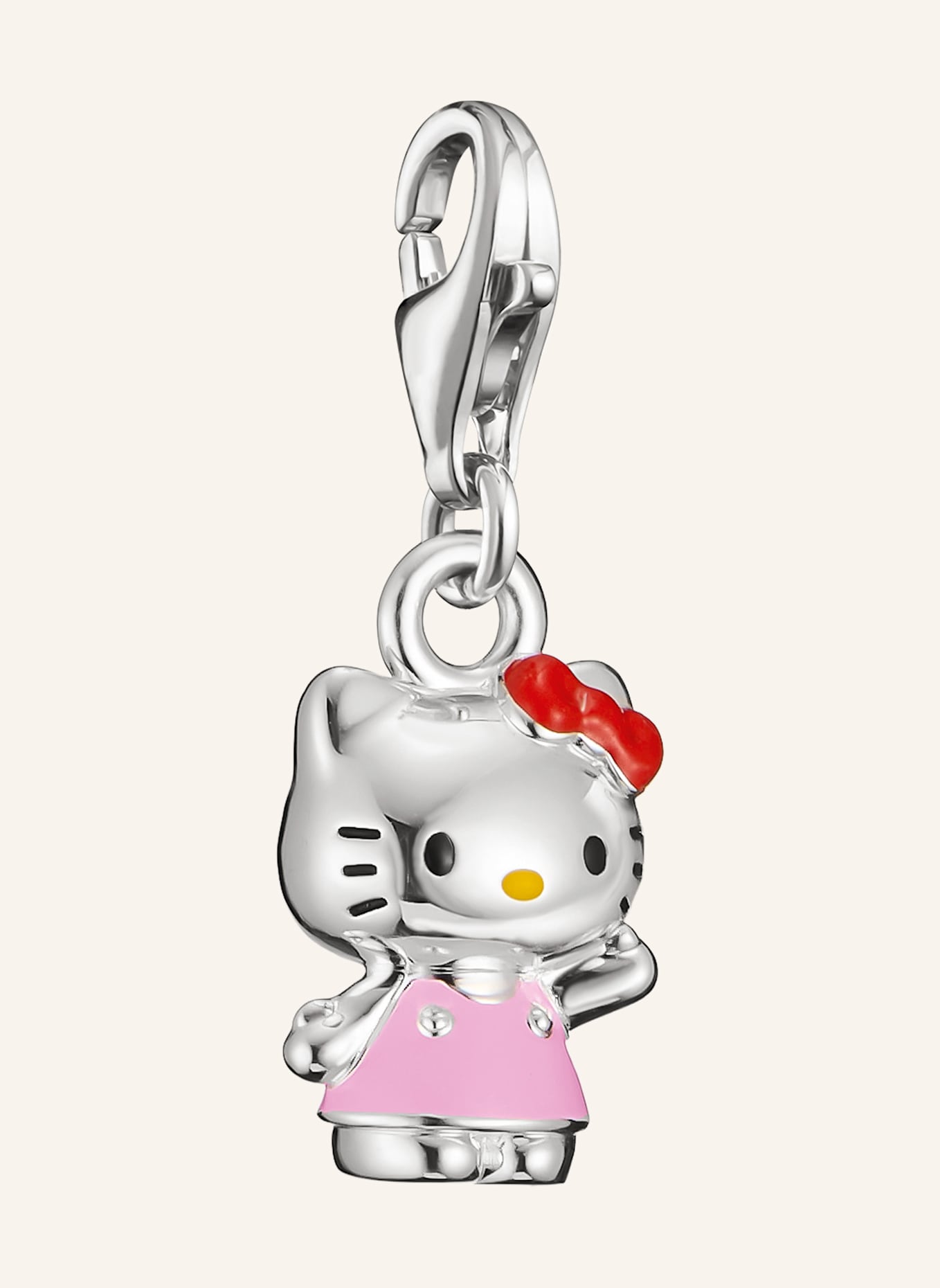 THOMAS SABO Charm-Anhänger: SILBER/ SCHWARZ/ ROT/ GELB/ PINK