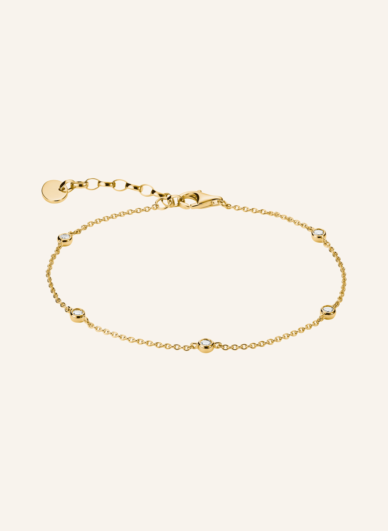 THOMAS SABO Armband: GOLD/ WEISS