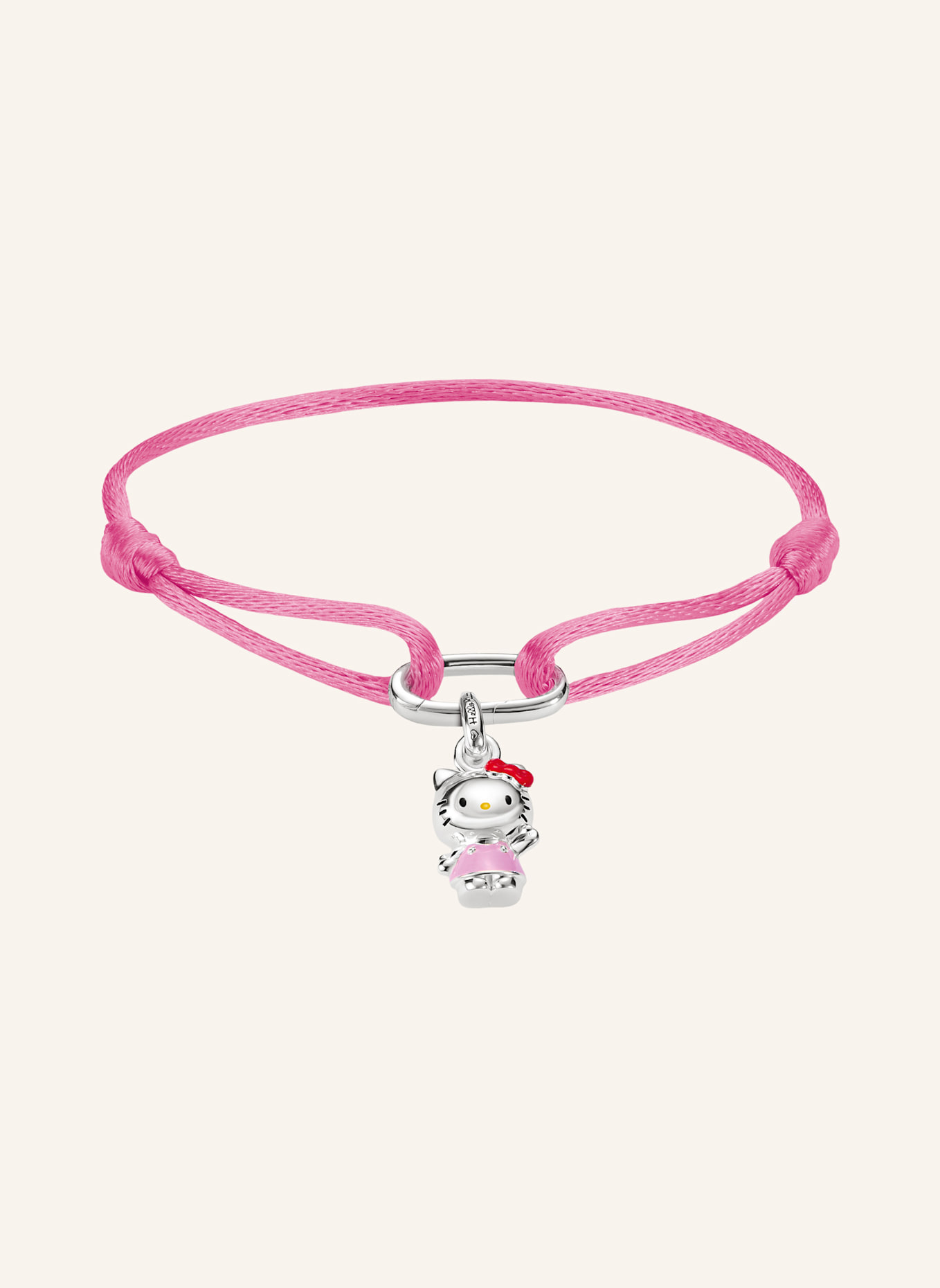 THOMAS SABO Armband: SILBER/ SCHWARZ/ ROT/ PINK/ GELB