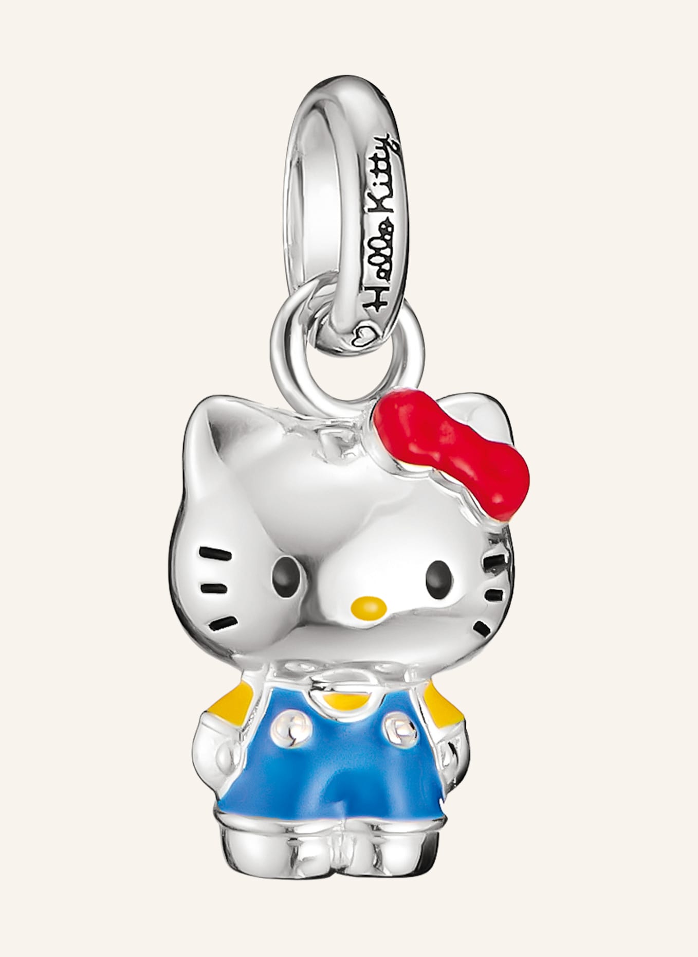 THOMAS SABO Charm-Anhänger: SILBER/ SCHWARZ/ ROT/ GELB/ BLAU