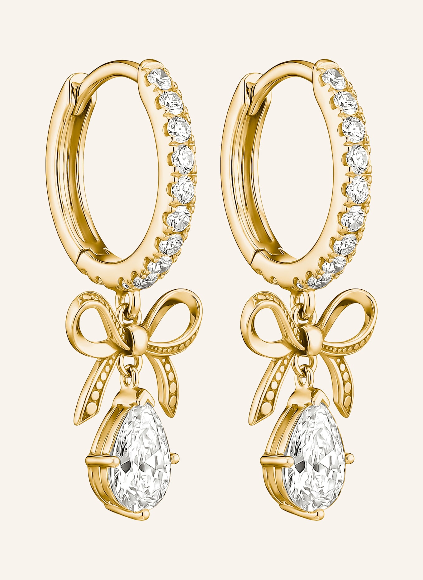 THOMAS SABO Creolen: GOLD/ WEISS