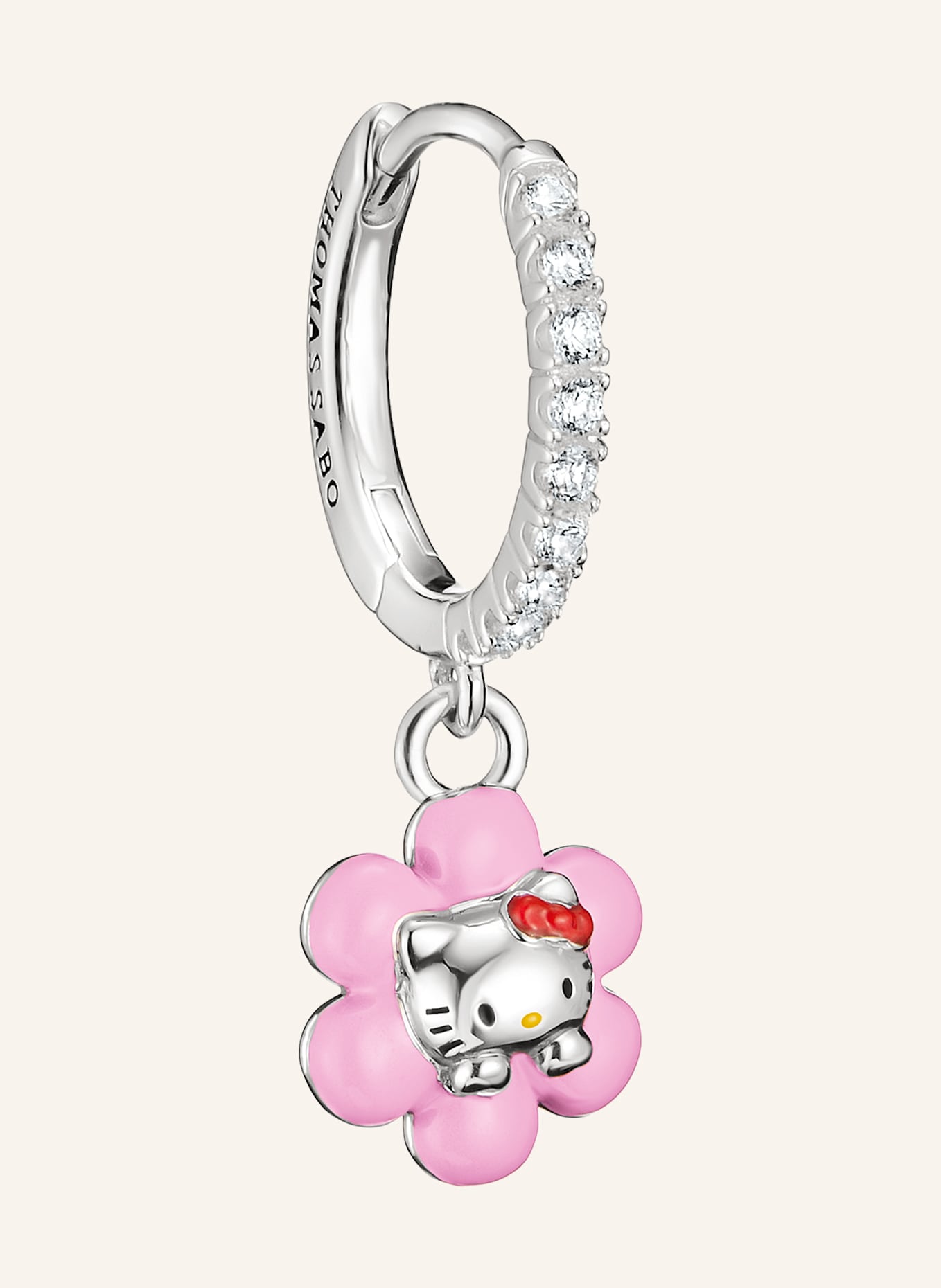 THOMAS SABO Creole: SILBER/ SCHWARZ/ PINK/ GELB/ ROT/ WEISS