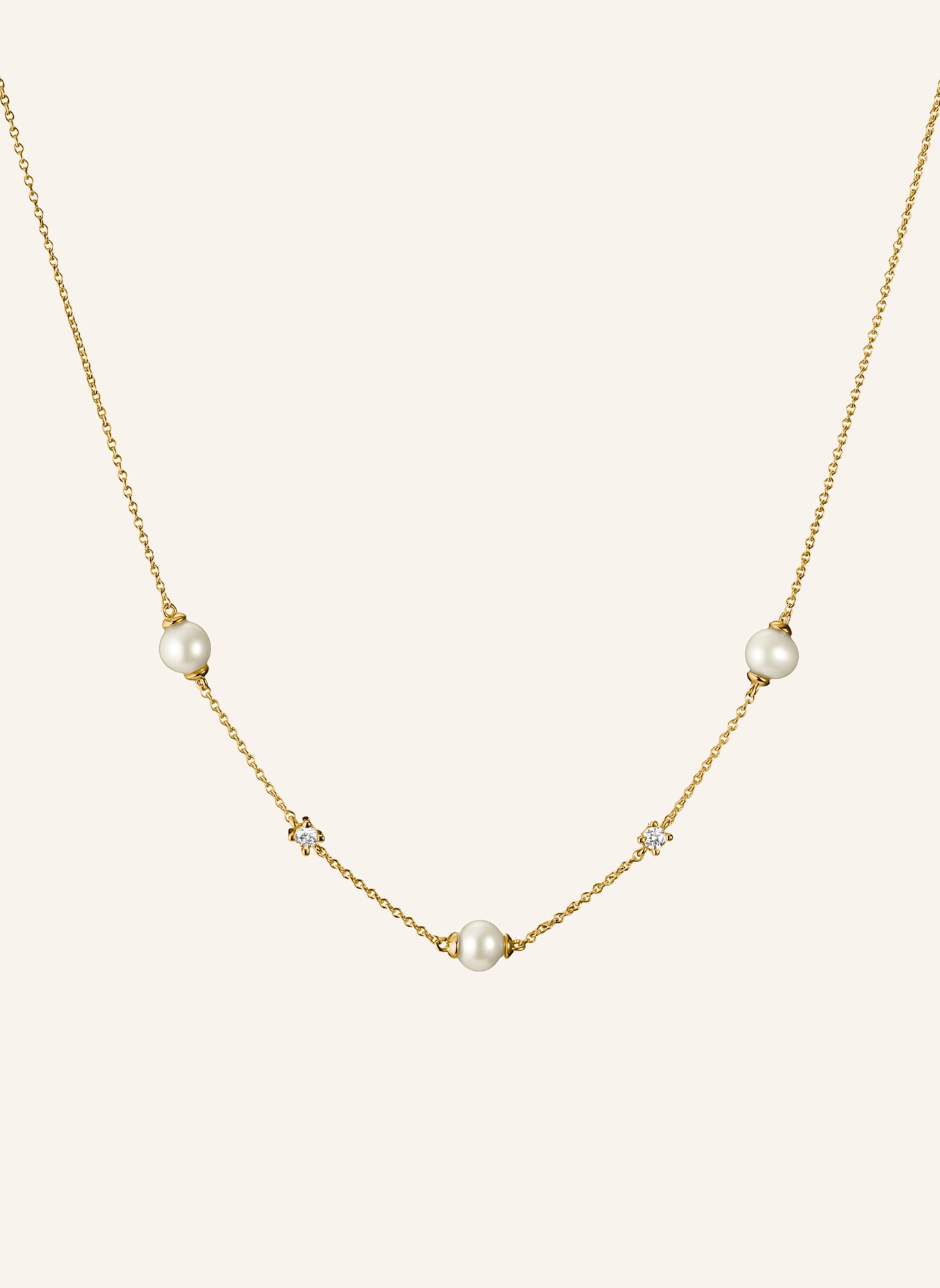 THOMAS SABO Kette: GOLD/ WEISS