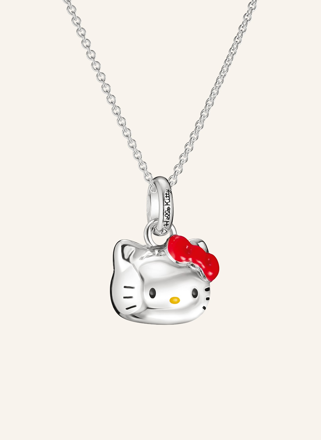 THOMAS SABO Kette: SILBER/ SCHWARZ/ ROT/ GELB