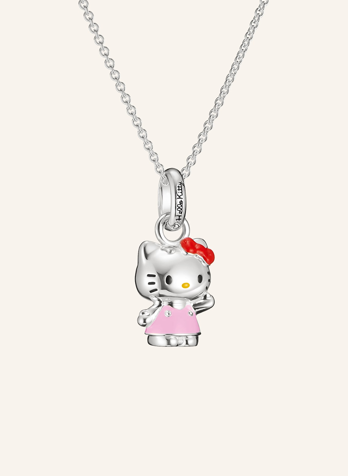 THOMAS SABO Kette: SILBER/ SCHWARZ/ ROT/ PINK/ GELB