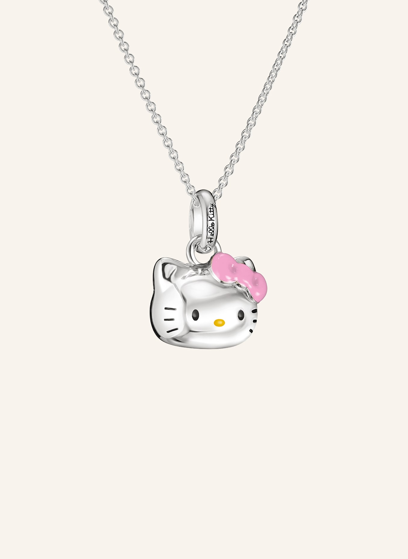 THOMAS SABO Kette: SILBER/ SCHWARZ/ GELB/ PINK