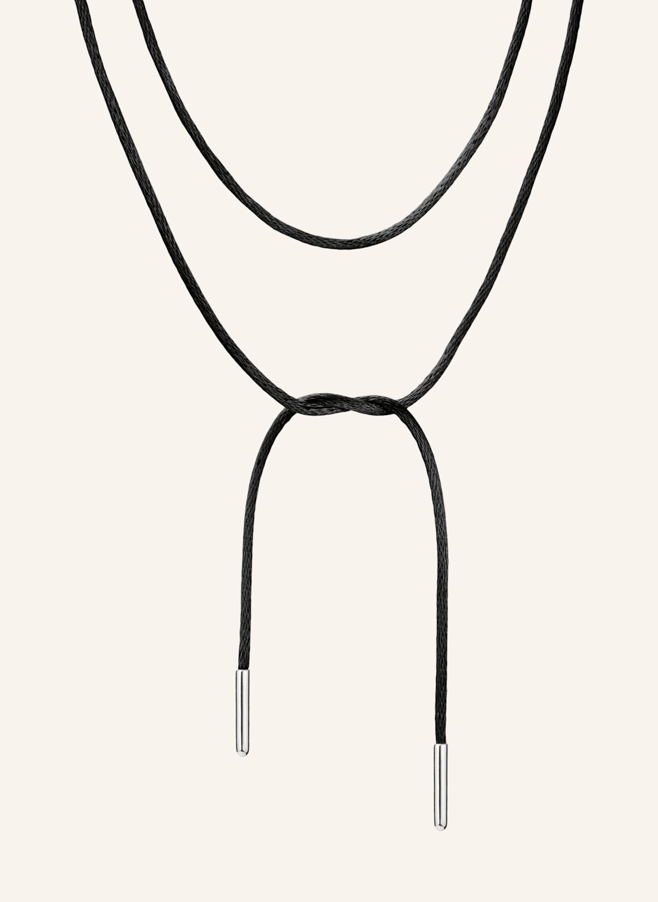 THOMAS SABO Kette: SILBER/ SCHWARZ