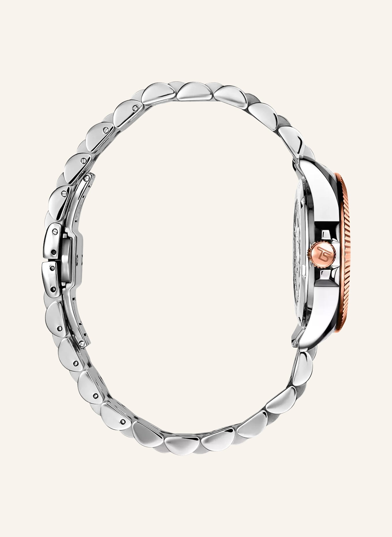 THOMAS SABO Damenuhr: ROSÉGOLD/ SILBER