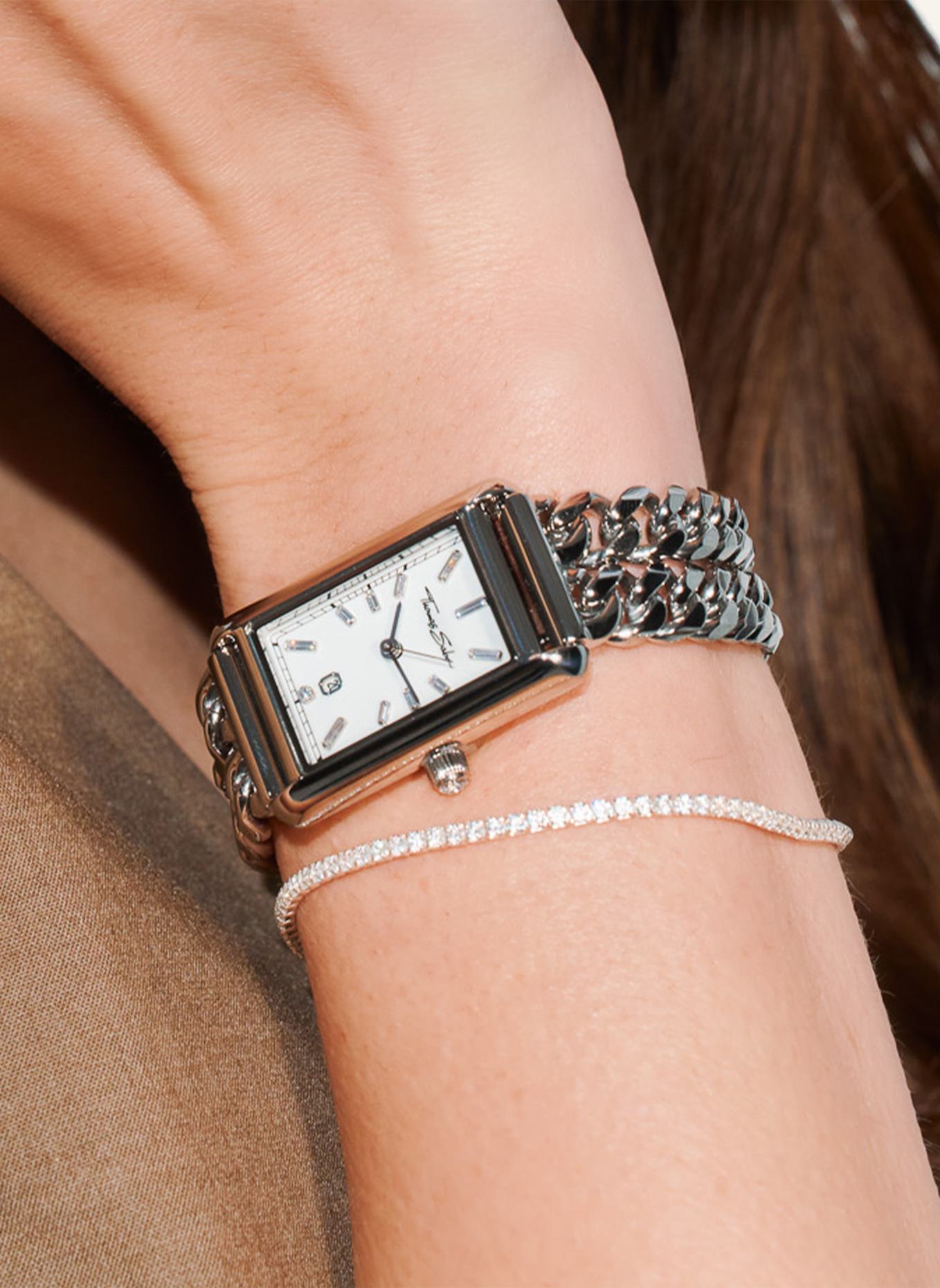 THOMAS SABO Damenuhr: SILBER