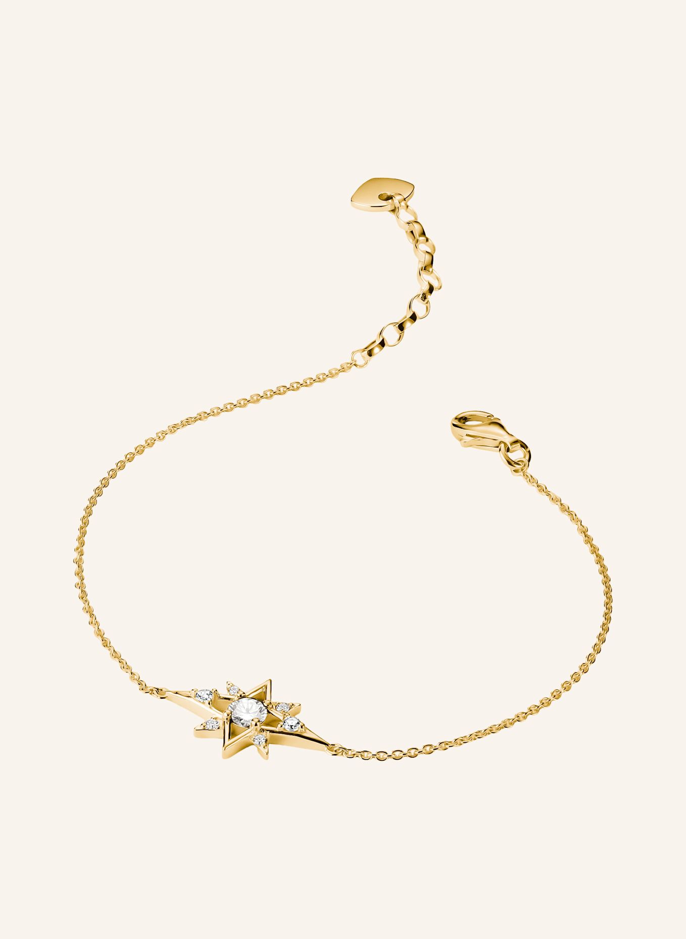 THOMAS SABO Armband: GOLD / WEISS