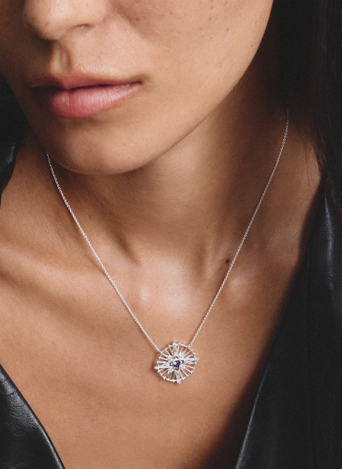 THOMAS SABO Kette: SILBER / BLAU / WEISS