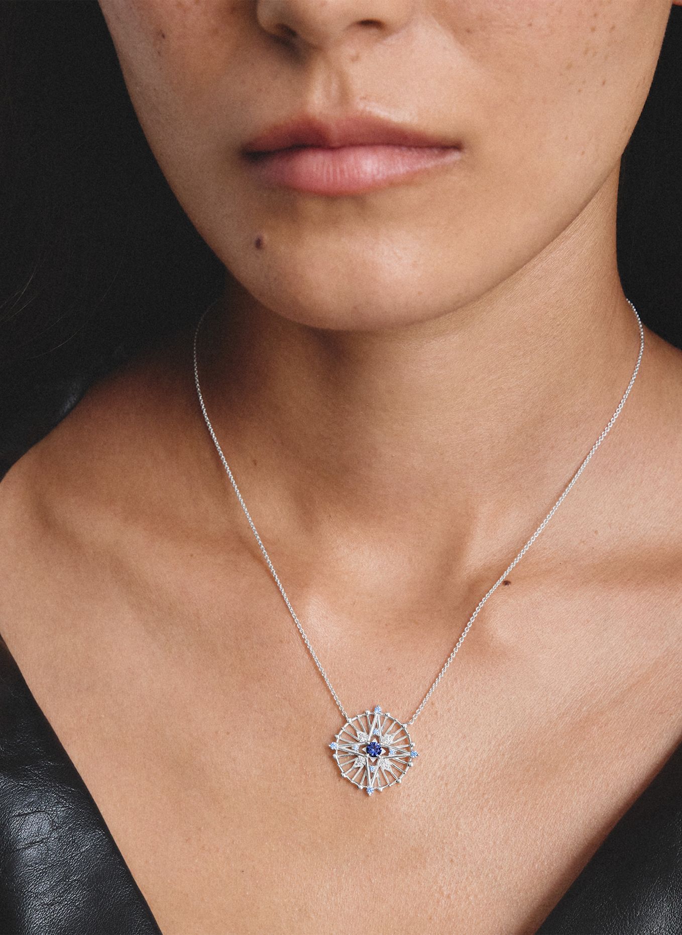 THOMAS SABO Kette: SILBER / BLAU / WEISS