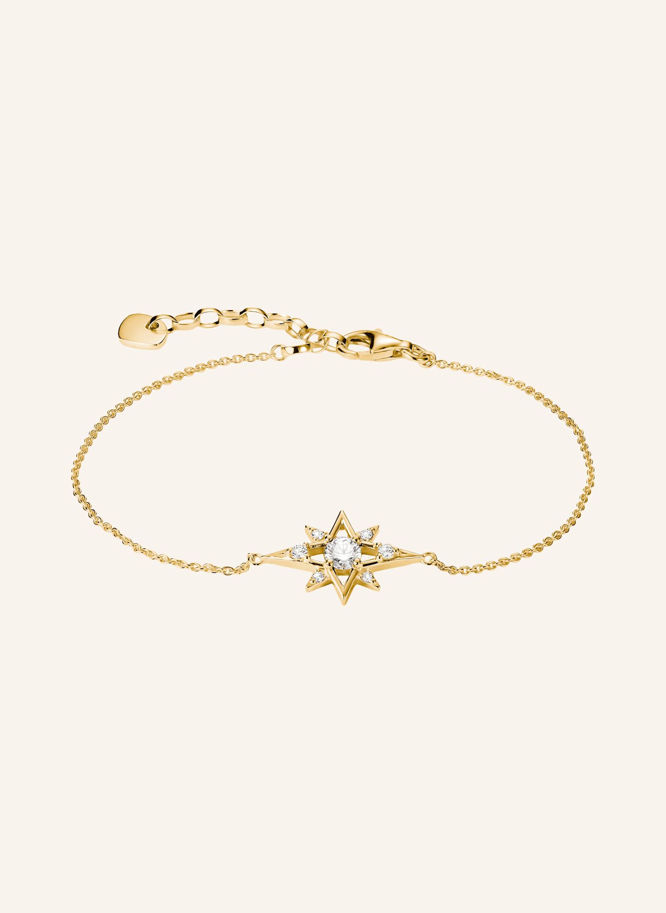 THOMAS SABO Armband: GOLD / WEISS