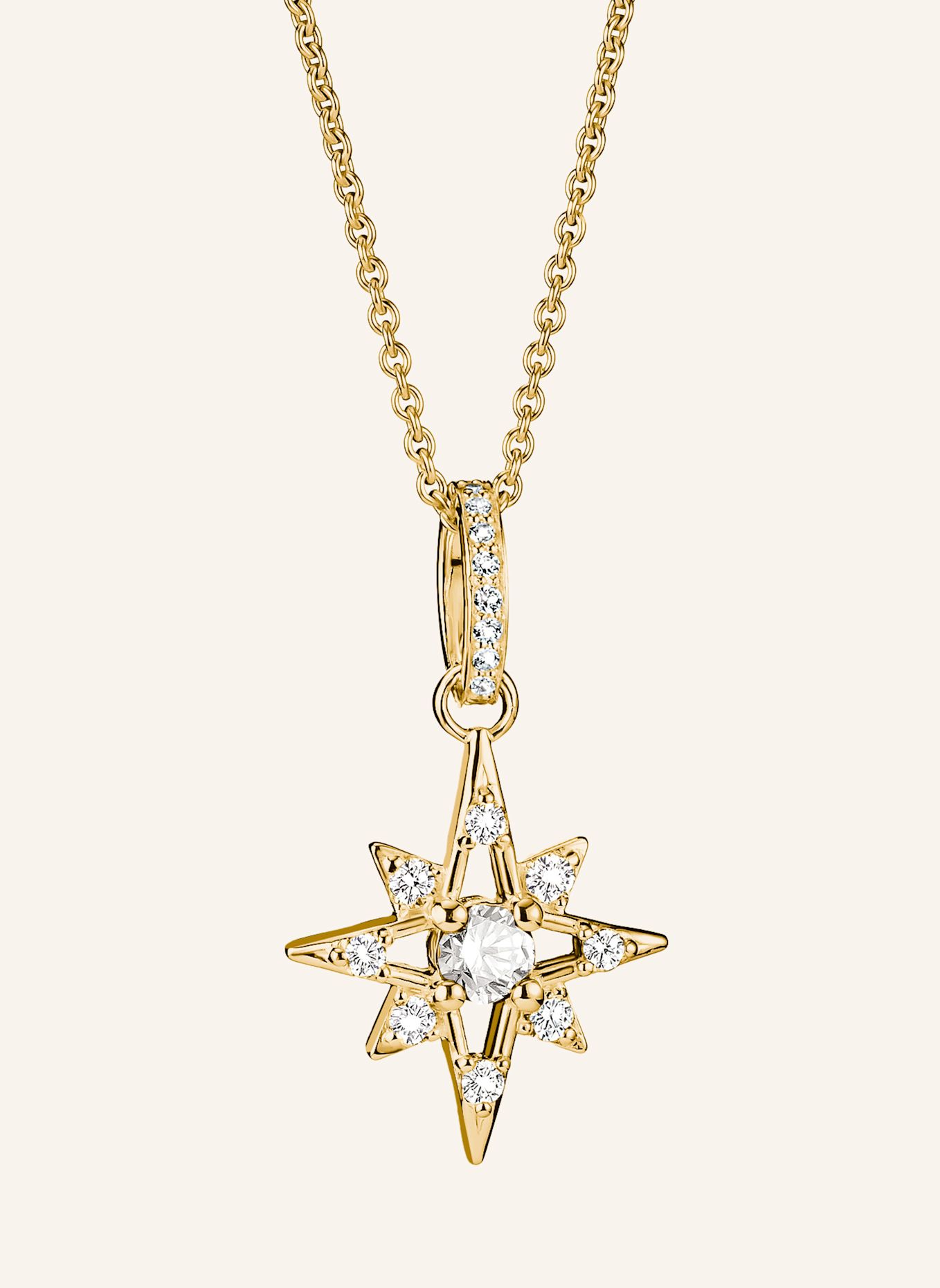 THOMAS SABO Kette: GOLD / WEISS