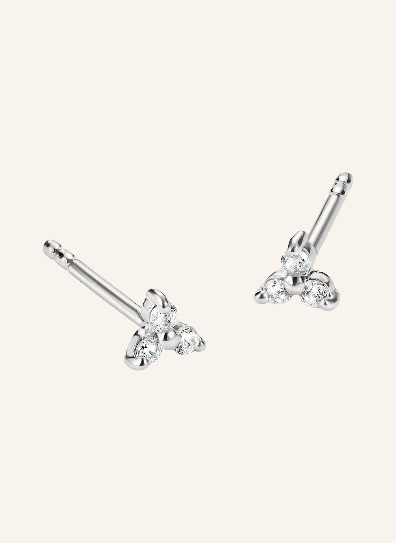 THOMAS SABO Ohrstecker: SILBER / WEISS