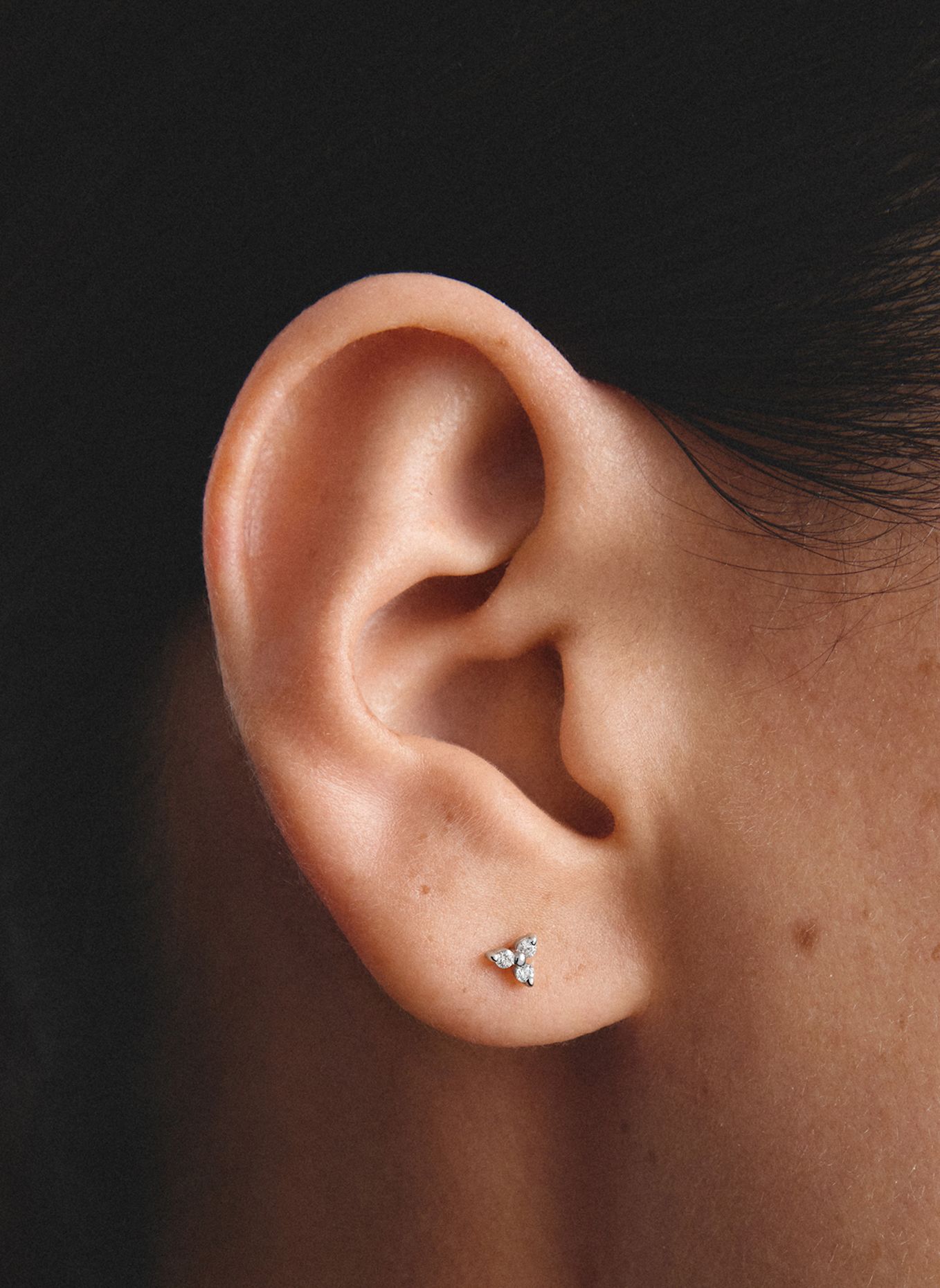 THOMAS SABO Ohrstecker: SILBER / WEISS