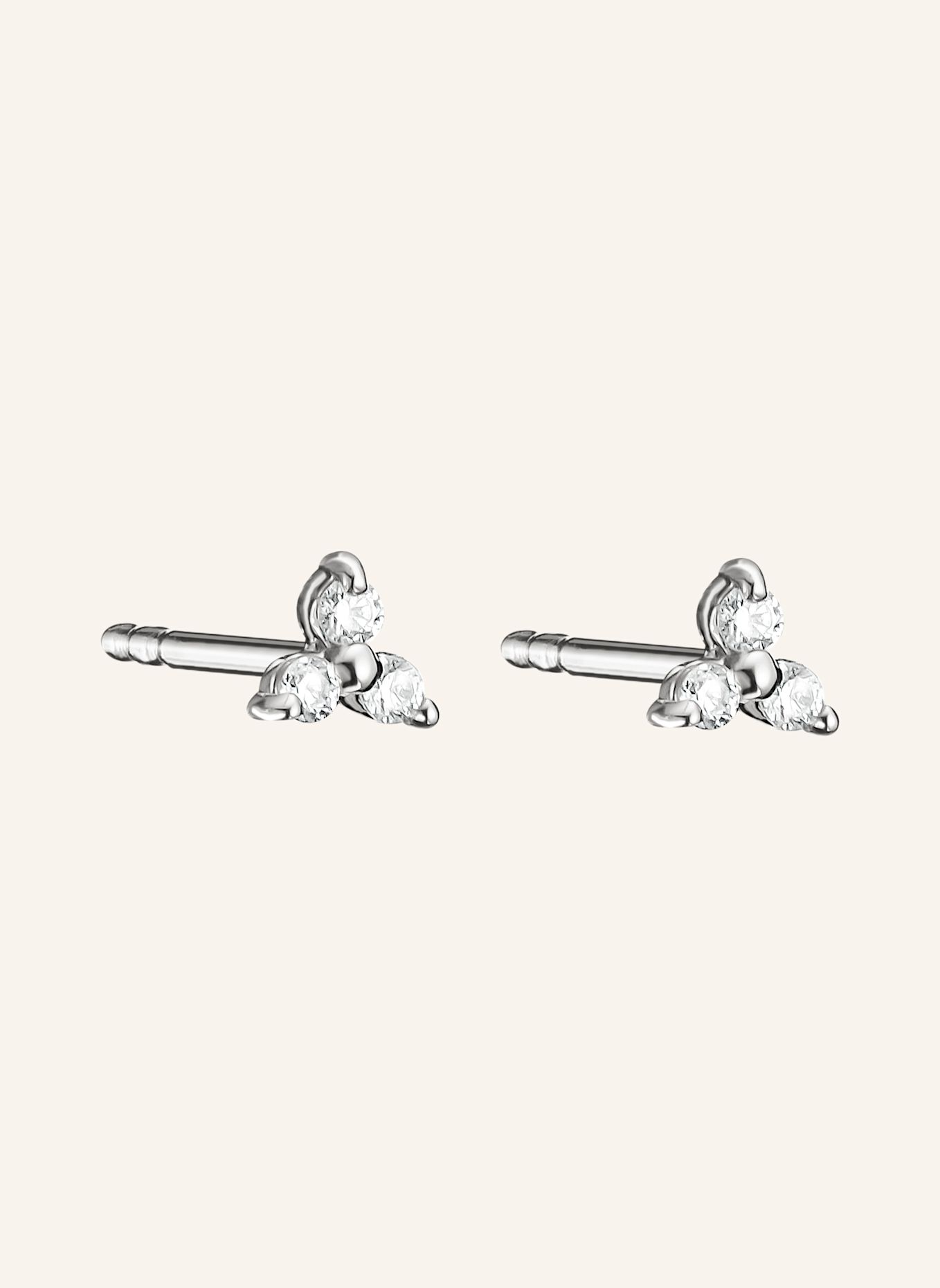 THOMAS SABO Ohrstecker: SILBER / WEISS