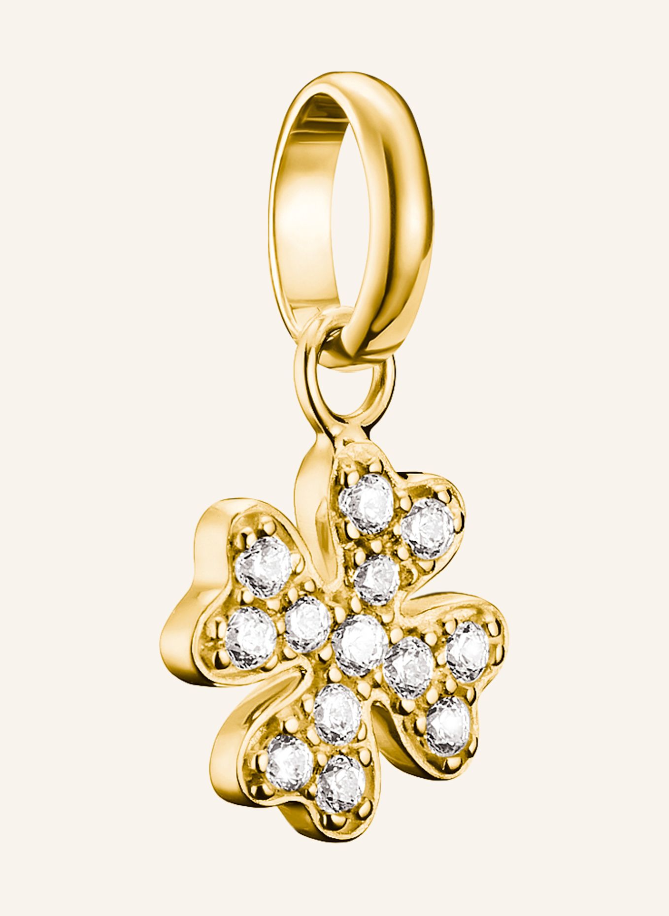 THOMAS SABO Charm-Anhänger: GOLD / WEISS