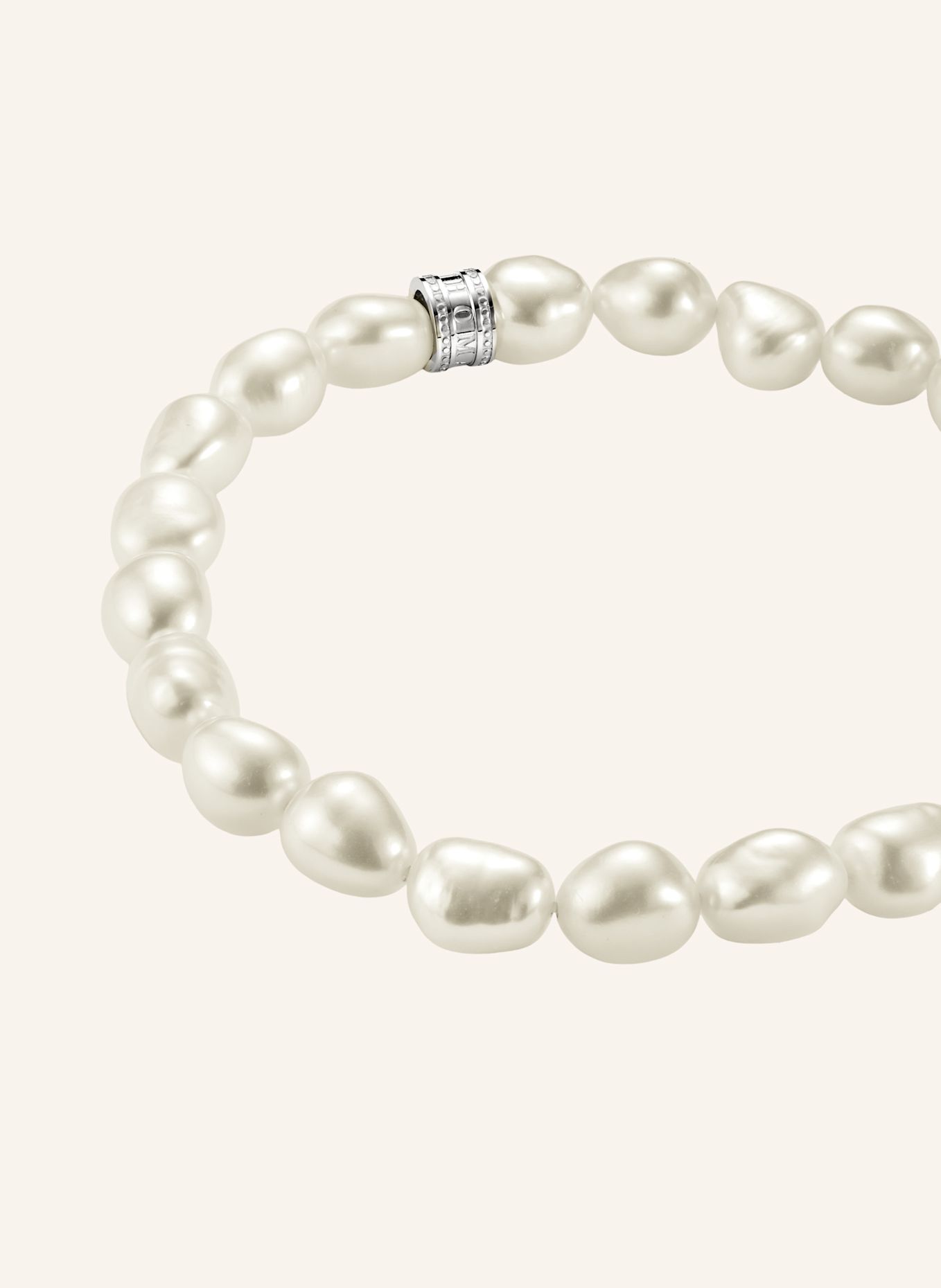 THOMAS SABO Armband: GRAU / WEISS