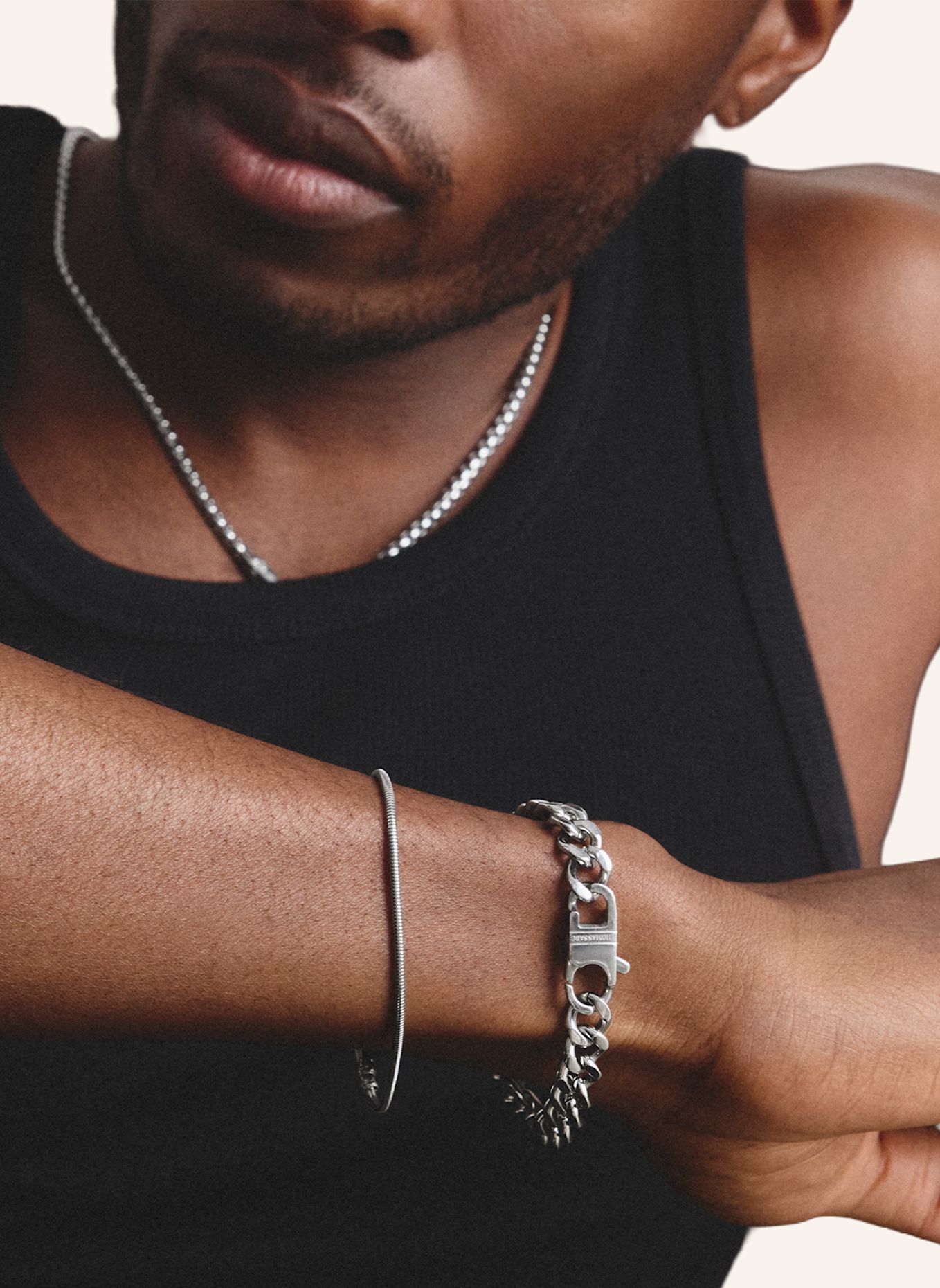 THOMAS SABO Armband: GRAU