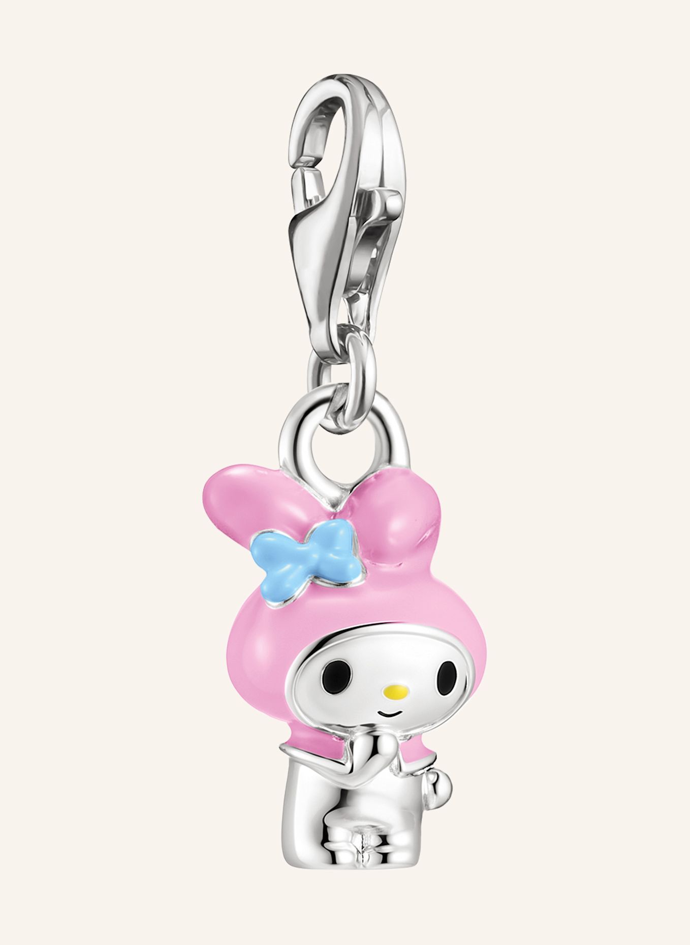 THOMAS SABO Charm-Anhänger: SILBER / PINK / HELLBLAU