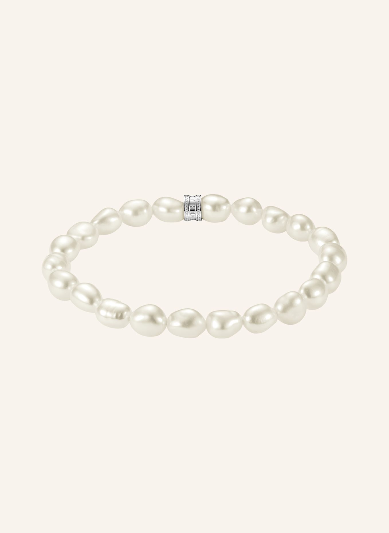 THOMAS SABO Armband: GRAU / WEISS