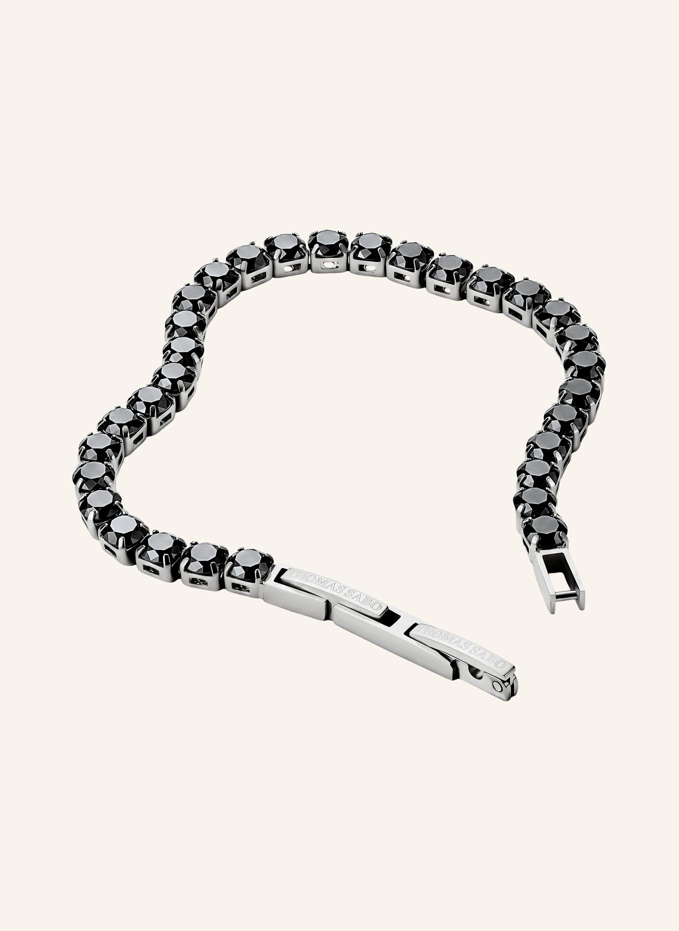 THOMAS SABO Armband: GRAU / SCHWARZ