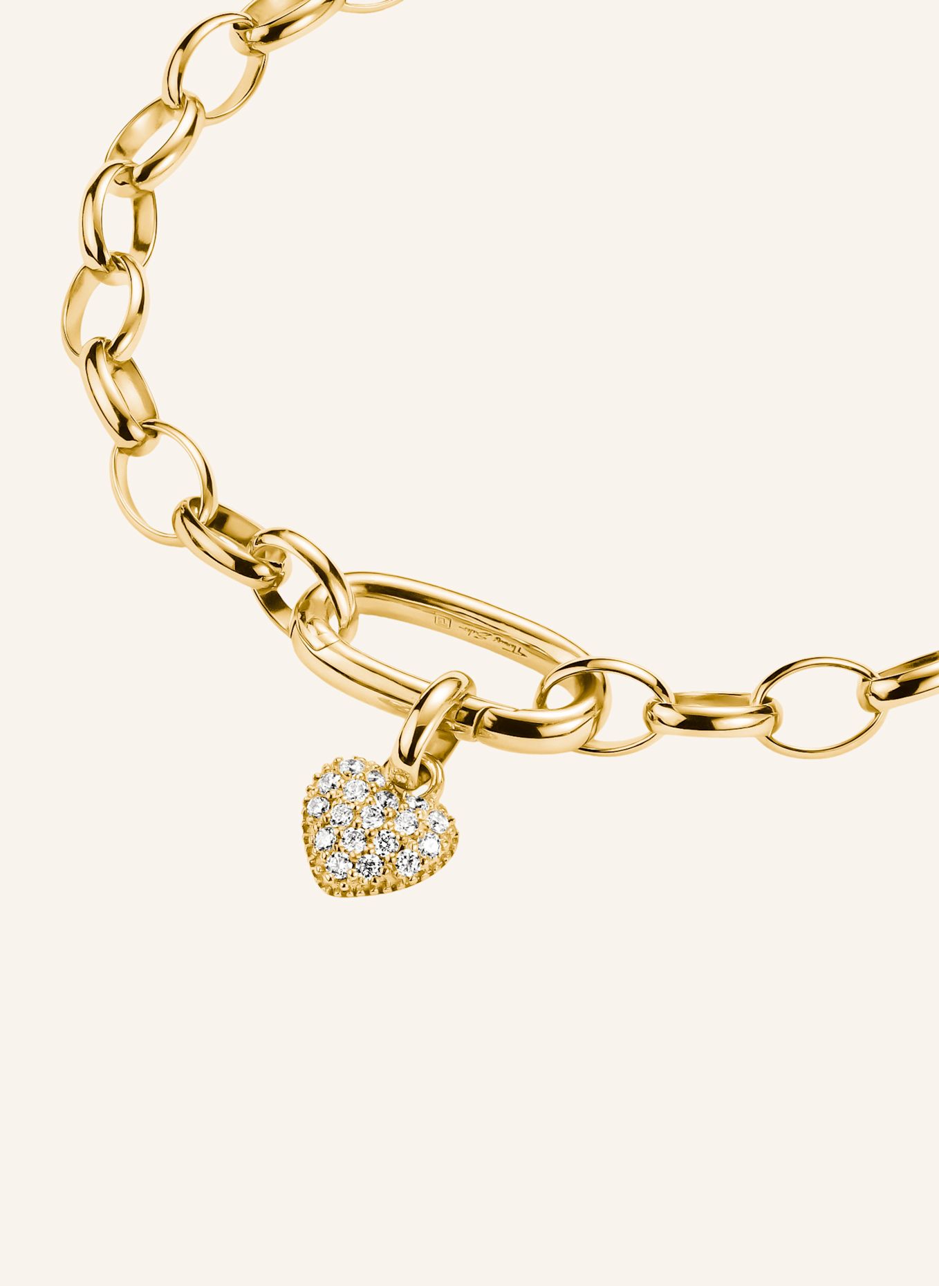 THOMAS SABO Charm-Anhänger: GOLD / WEISS