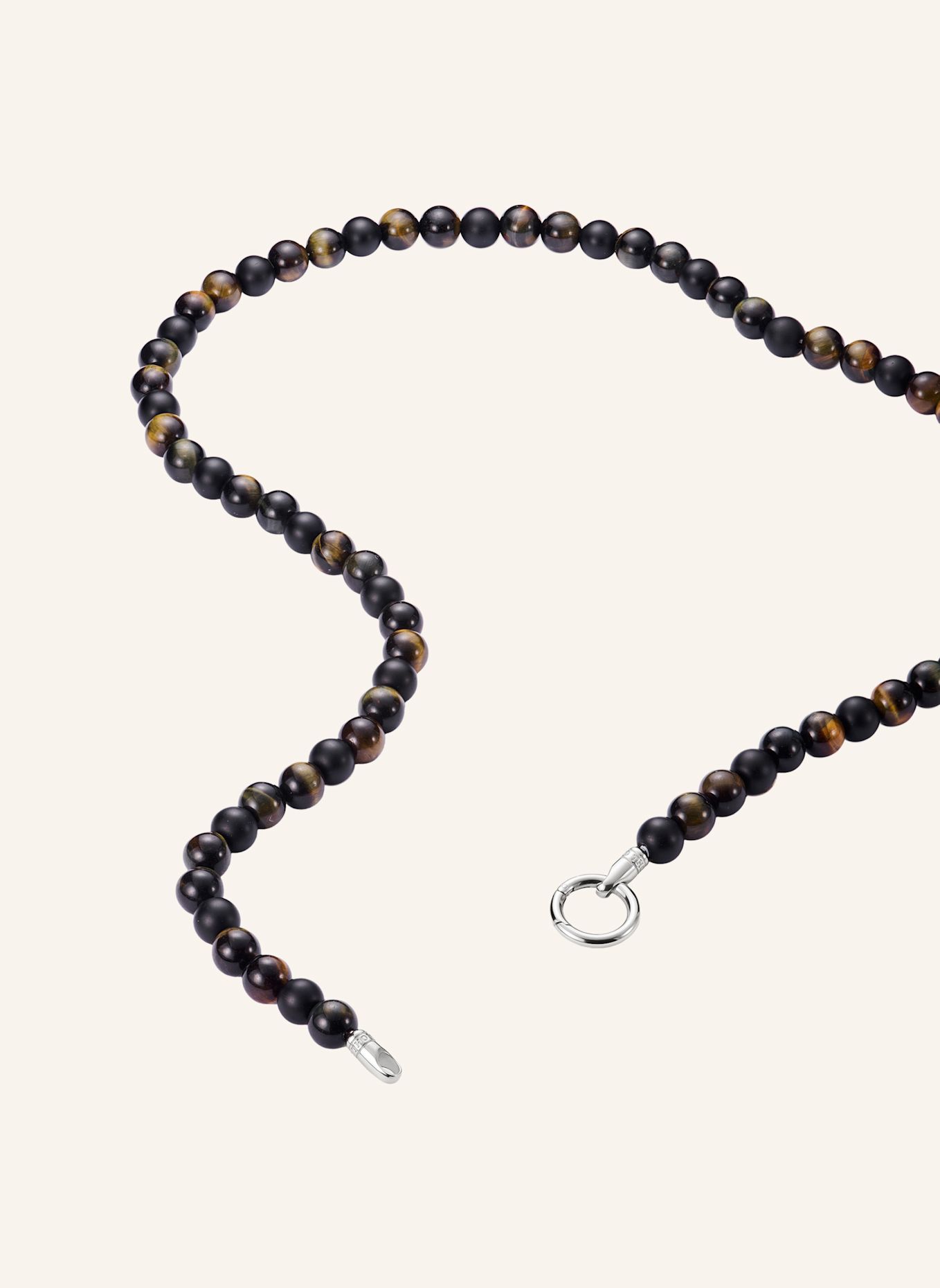 THOMAS SABO Kette: GRAU / SCHWARZ