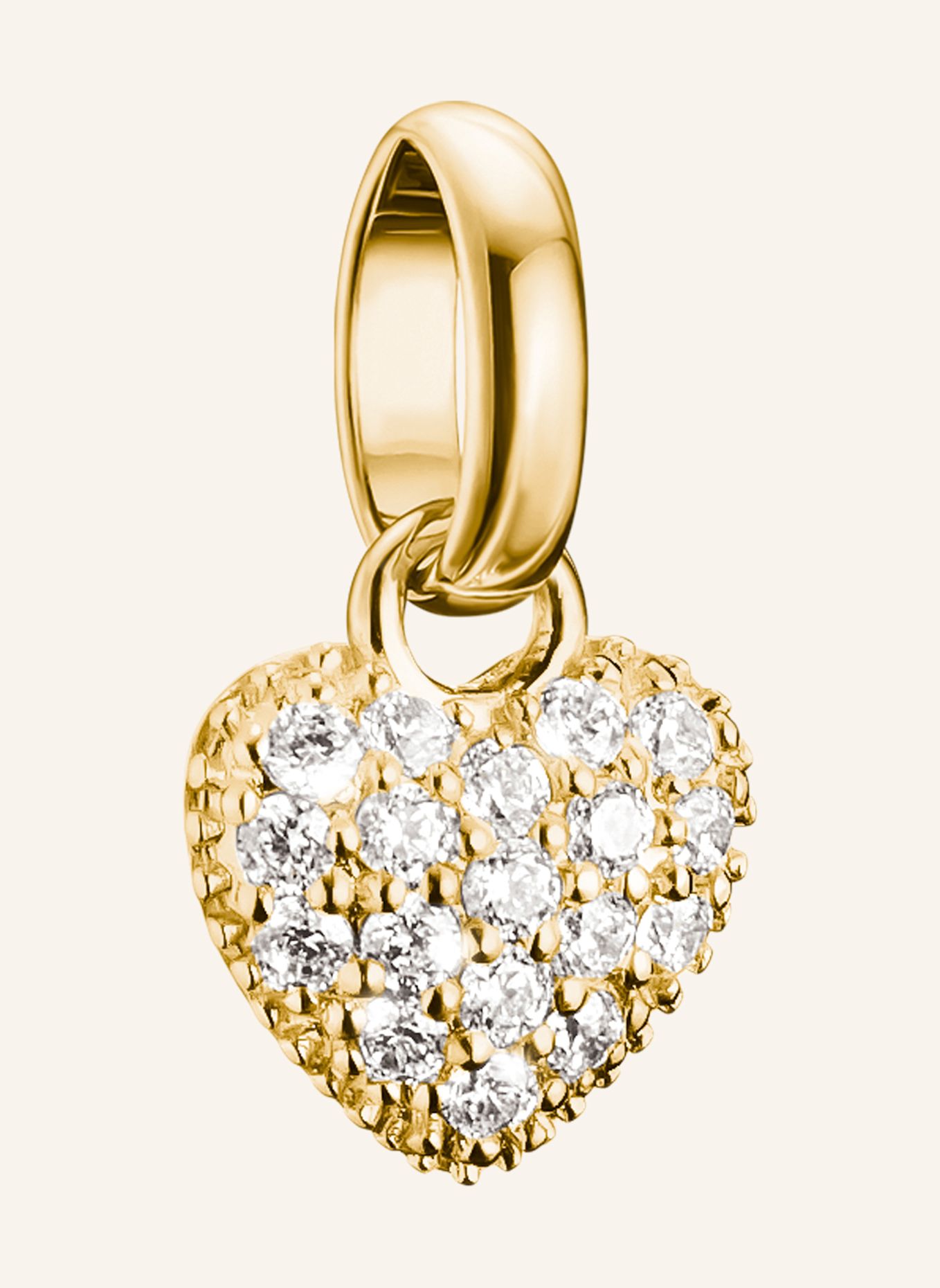 THOMAS SABO Charm-Anhänger: GOLD / WEISS