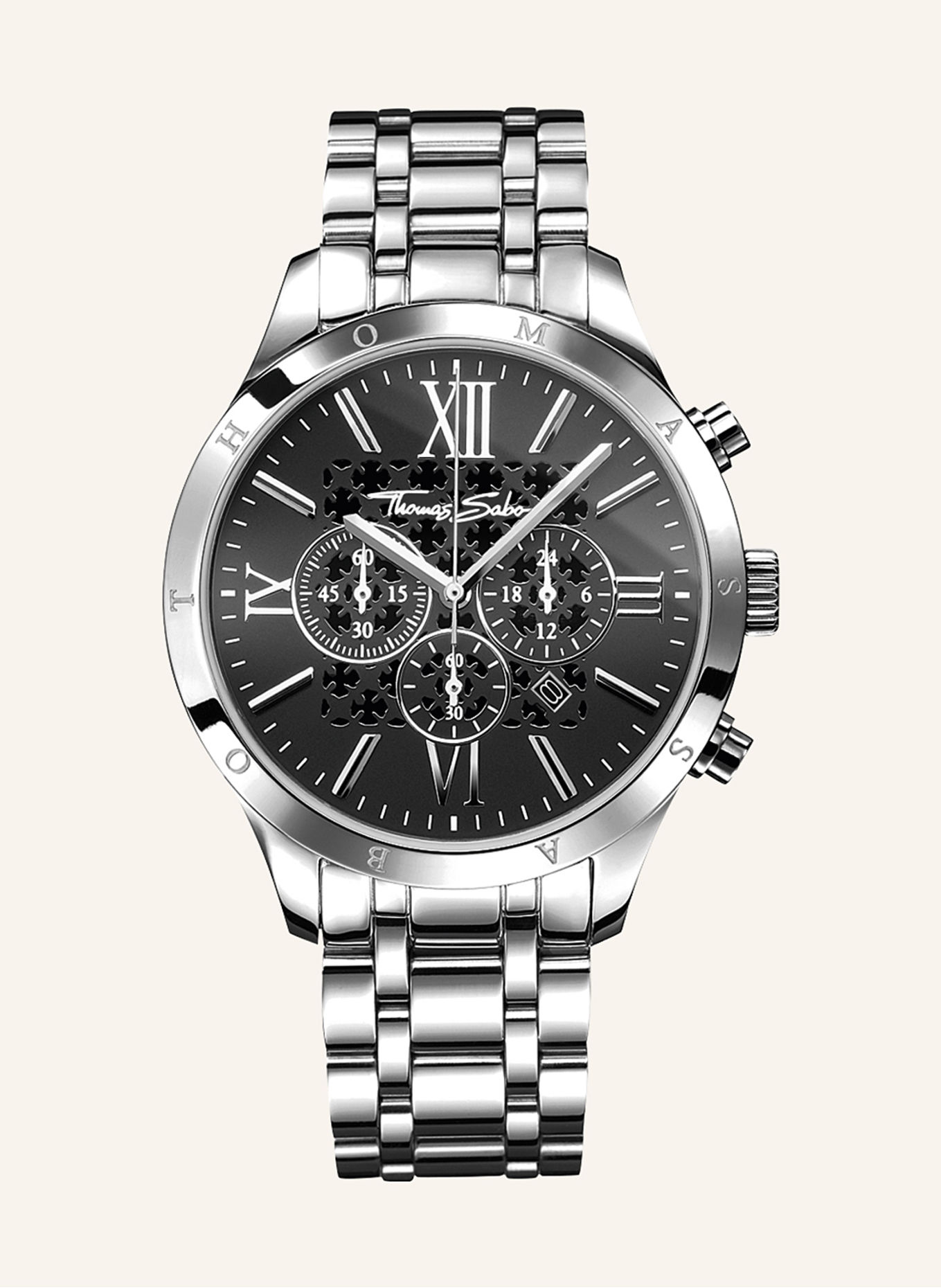 THOMAS SABO Uhr: SILBER/ SCHWARZ