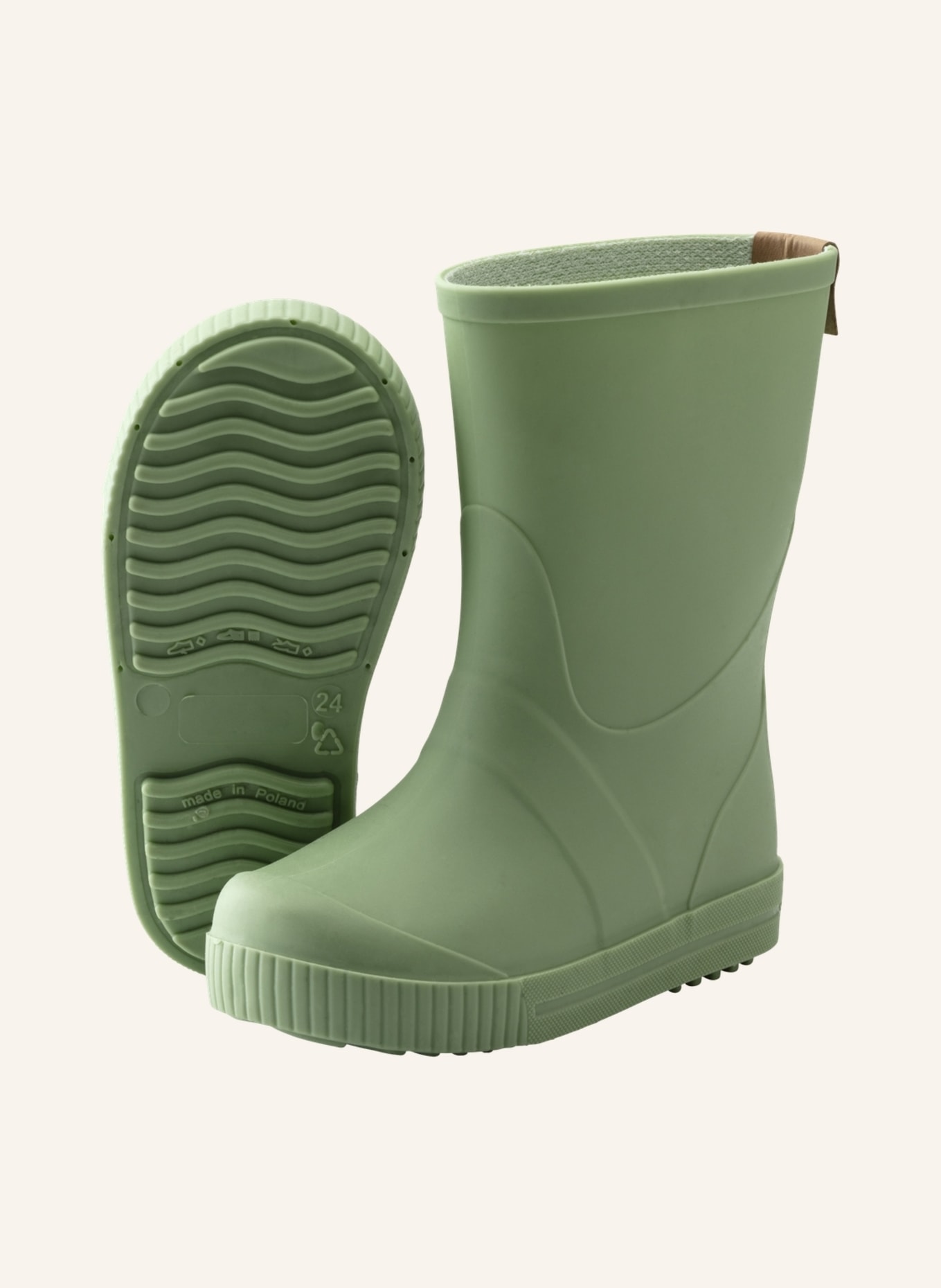 Sterntaler Gummistiefel uni: GRÜN