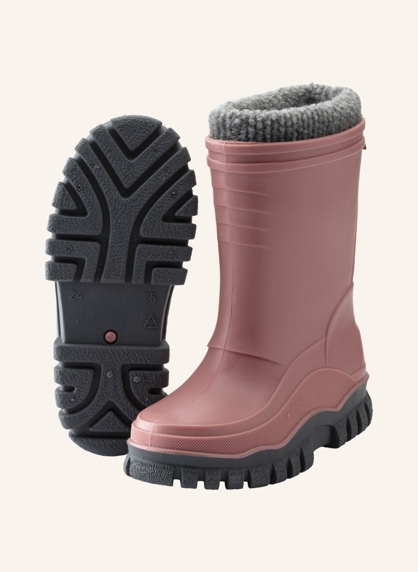 Sterntaler Gummistiefel mit Innenschuh: ROSA