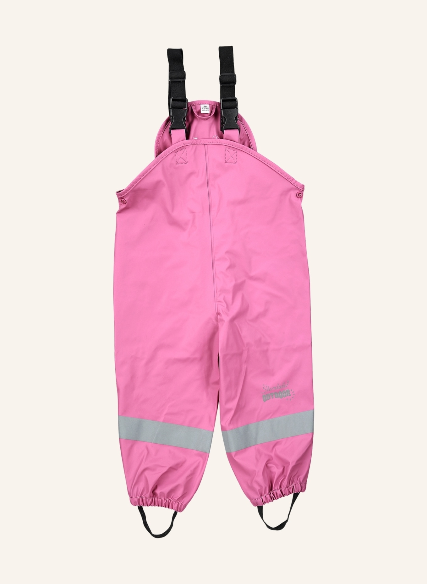 Sterntaler Regenträgerhose ungefüttert, Farbe: ROSA (Bild 1)