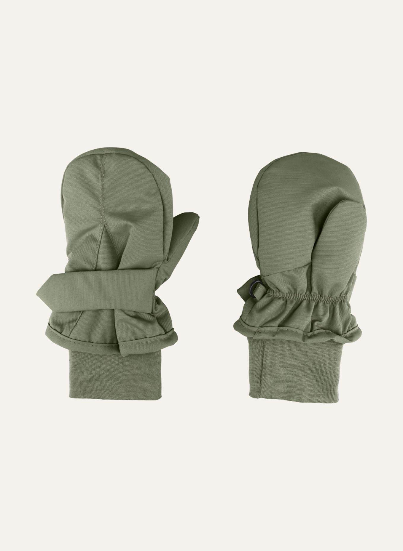 Sterntaler Fäustlinge Rips: DUNKELGRÜN