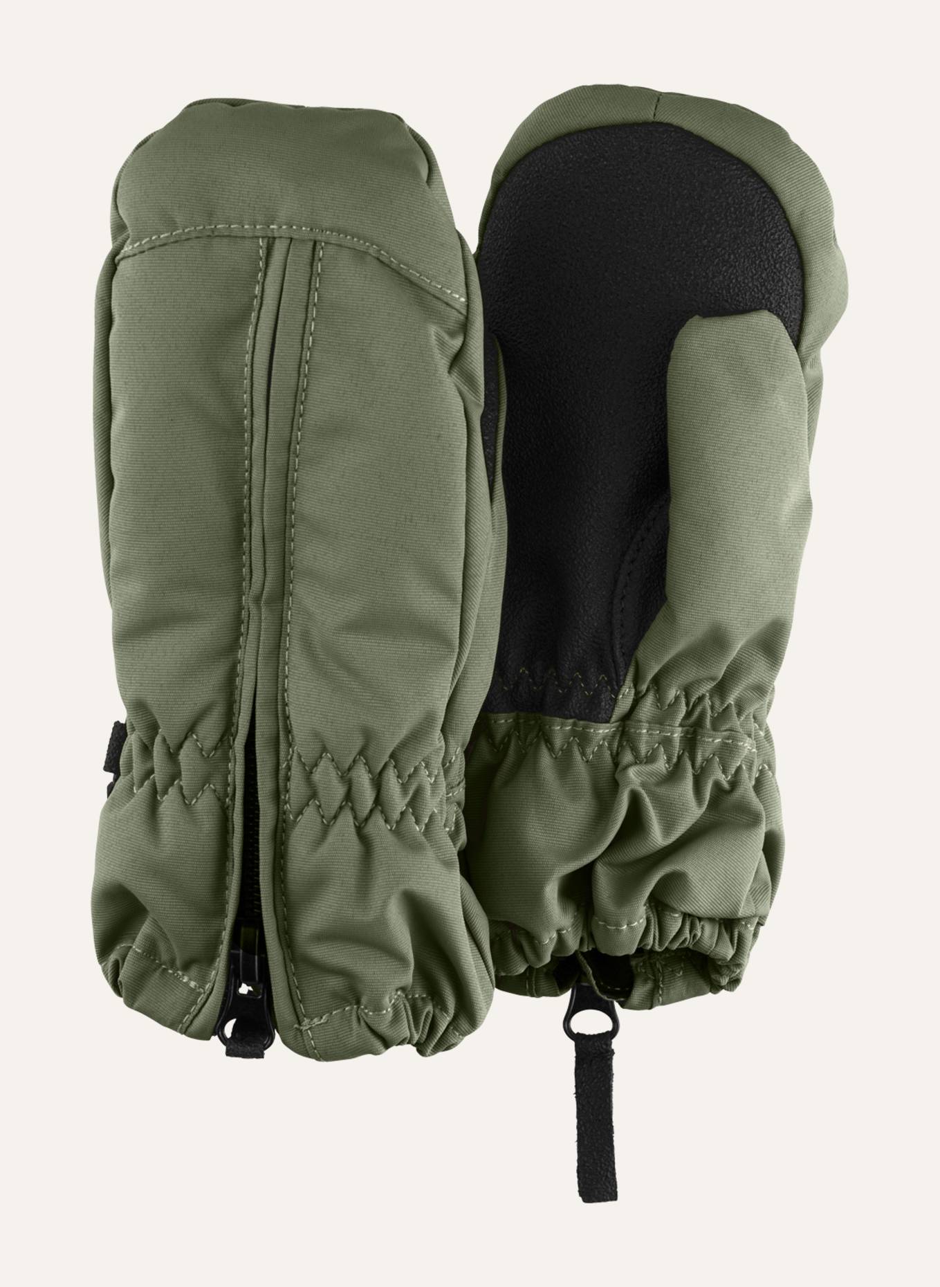 Sterntaler Fäustlinge Rips: DUNKELGRÜN