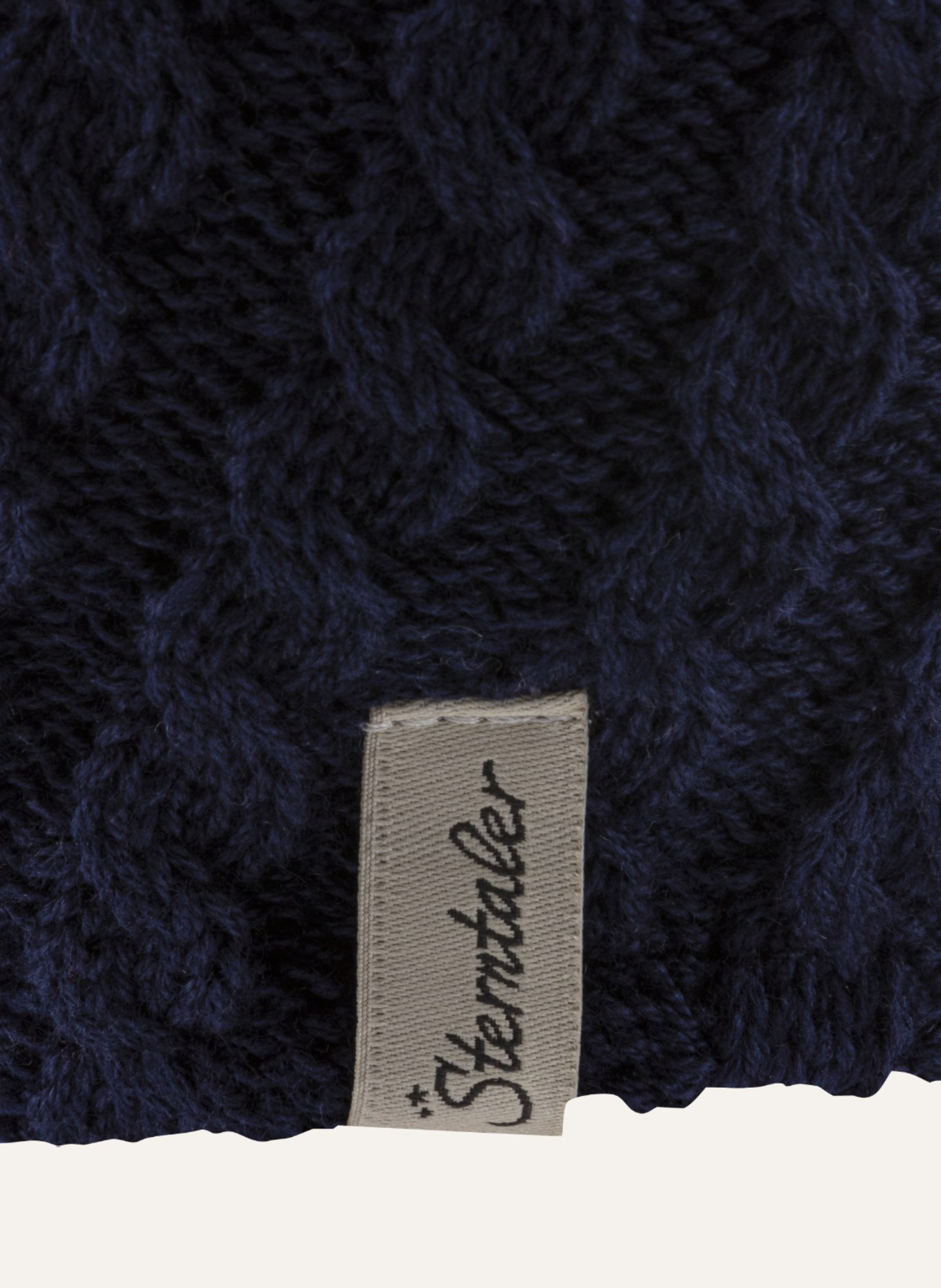 Sterntaler Strickmütze Zopfmuster, Farbe: BLAU (Bild 5)