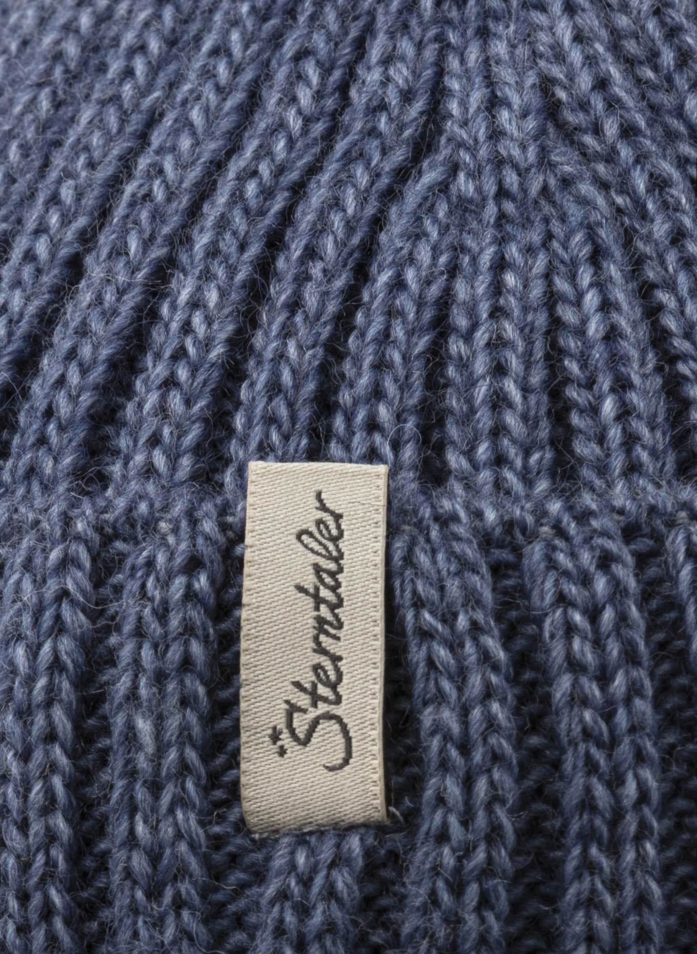 Sterntaler Strickmütze Melange: BLAU