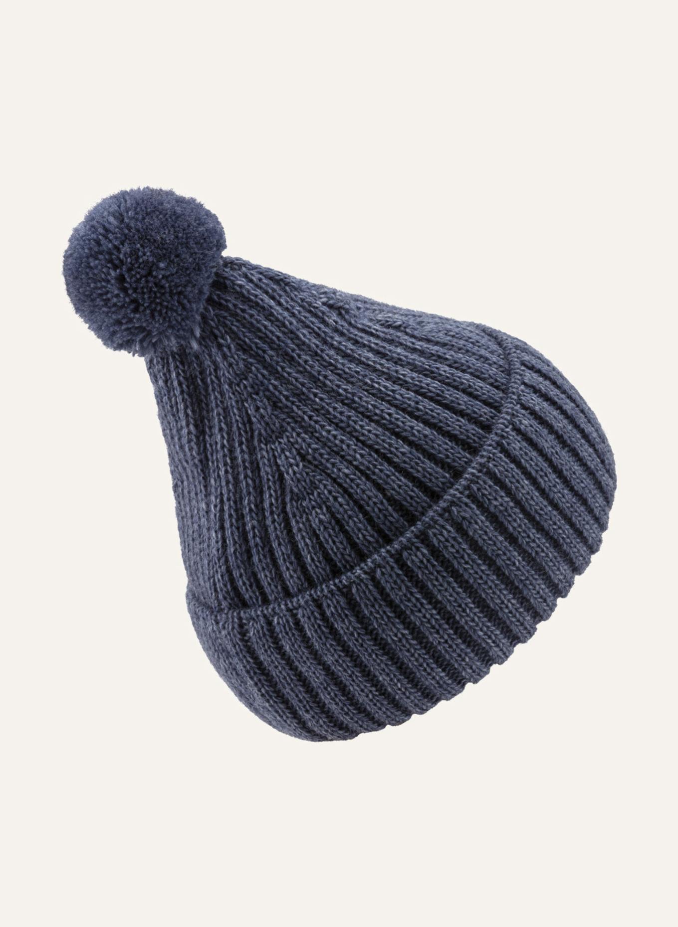 Sterntaler Strickmütze Melange: BLAU