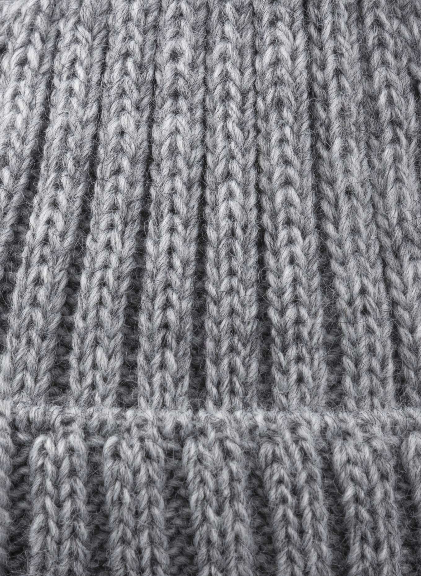 Sterntaler Strickmütze Melange: SILBER