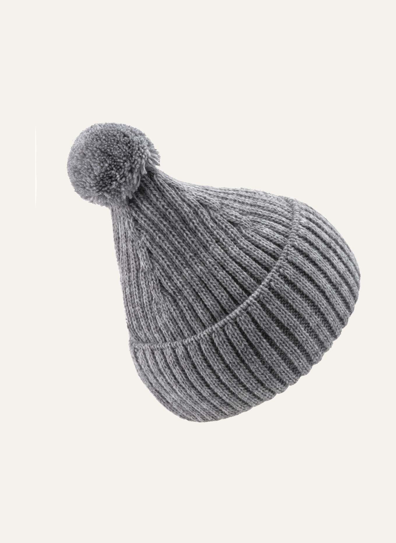 Sterntaler Strickmütze Melange: SILBER