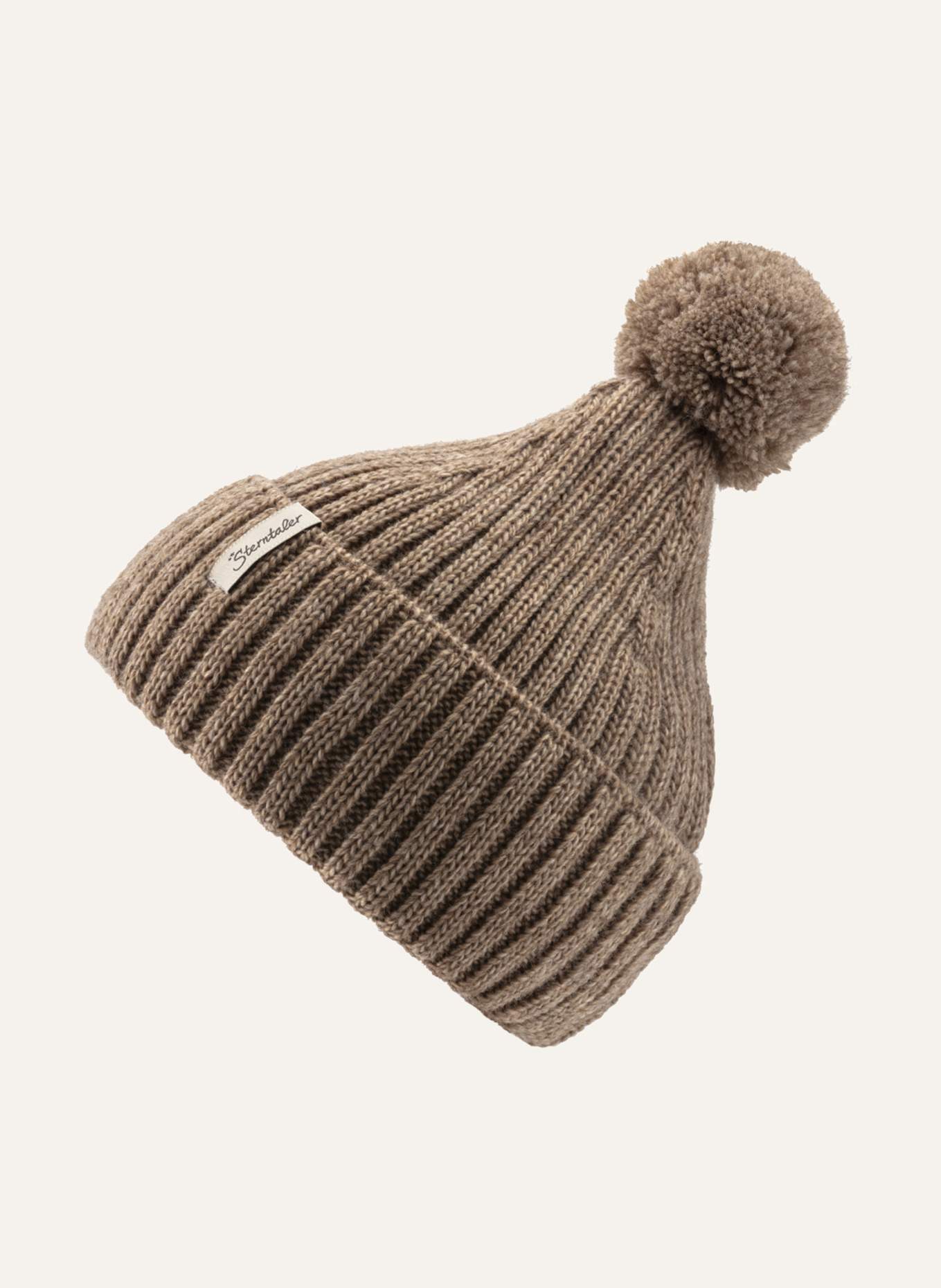 Sterntaler Strickmütze Melange: BEIGE