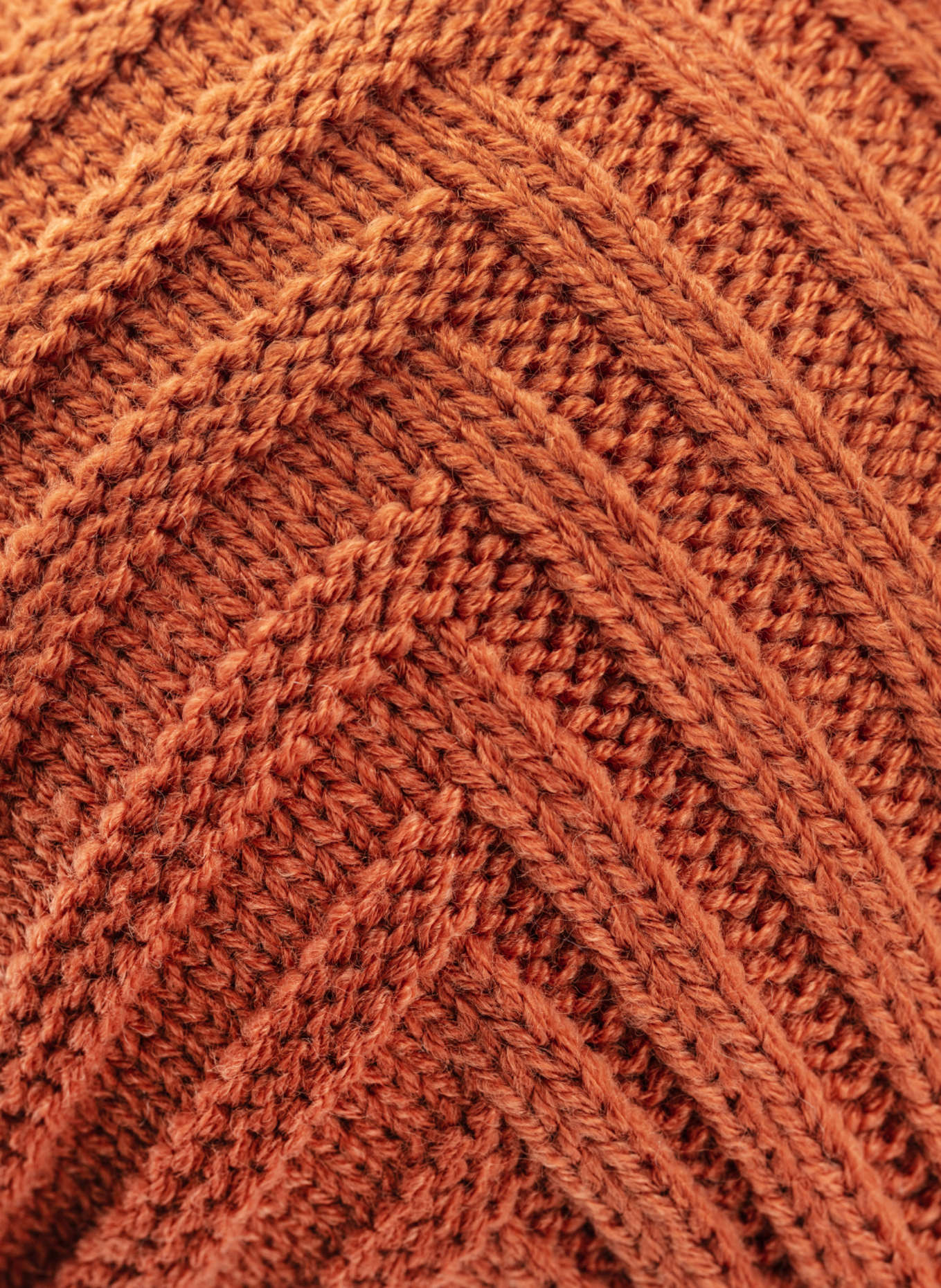 Sterntaler Strickmütze Diagonal, Farbe: BRAUN (Bild 4)