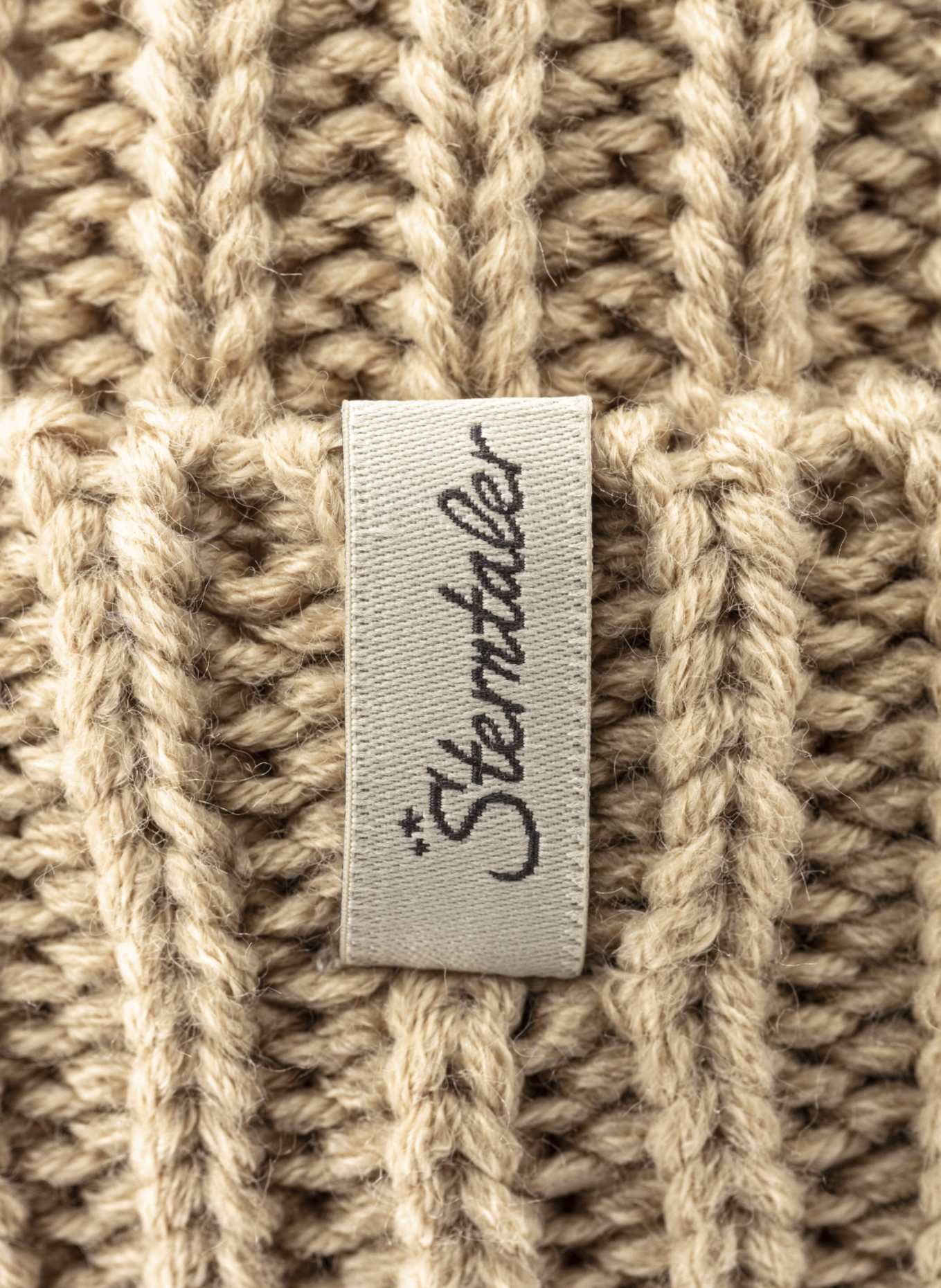 Sterntaler Strickmütze Umschlag: BEIGE