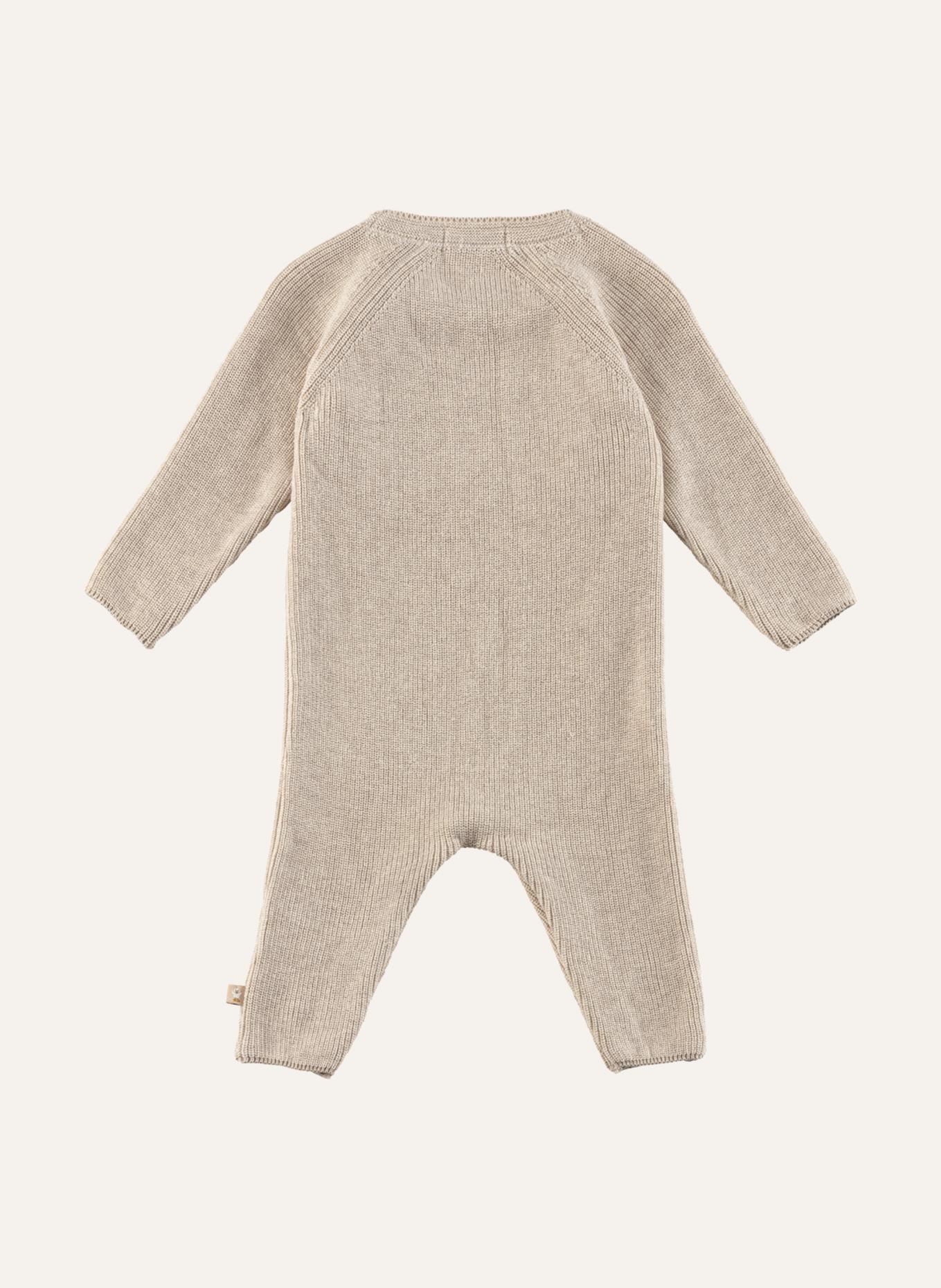 Sterntaler Strickoverall: HELLBRAUN