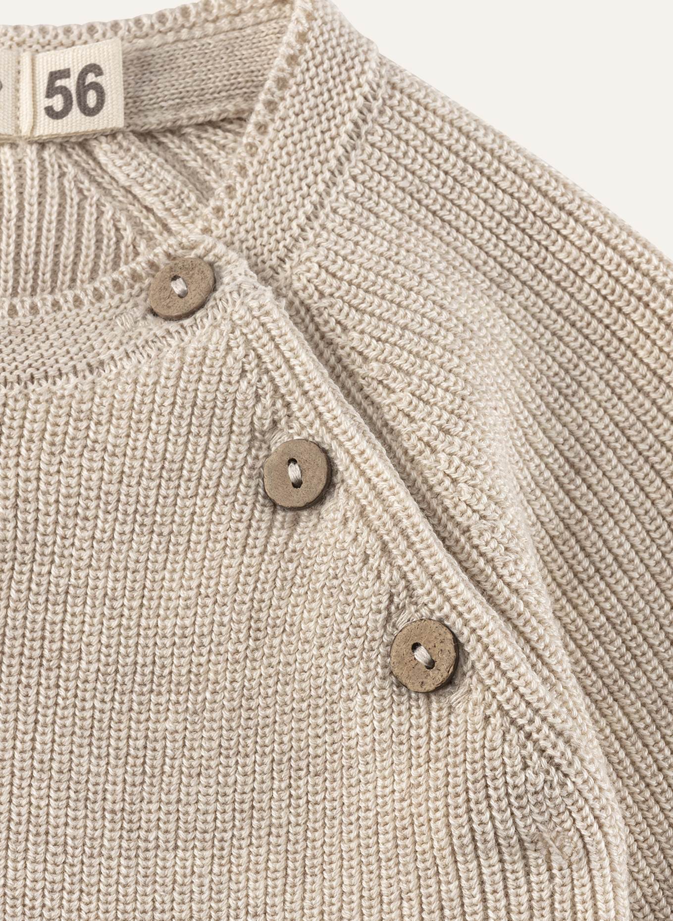 Sterntaler Strickoverall: HELLBRAUN